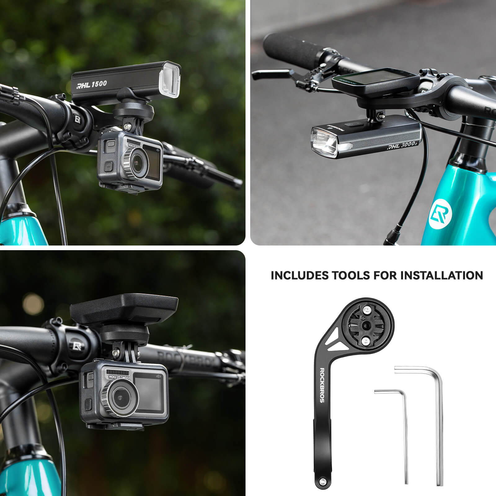 Bike Computer Mount for Round Handlebars - OVERLANDERS Outfitter