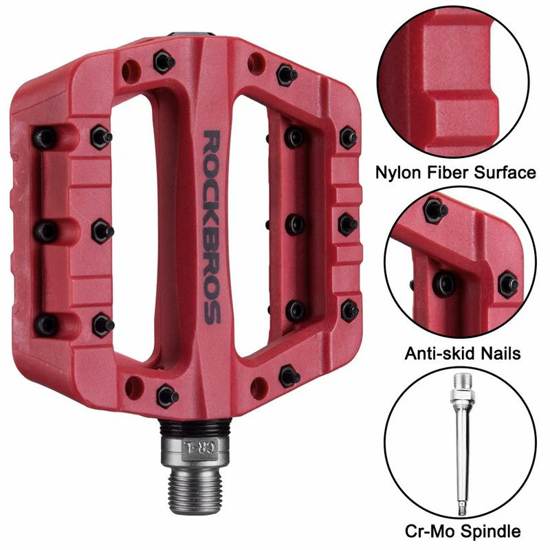 High-Speed Bearing Nylon Bike Pedals - OVERLANDERS Outfitter