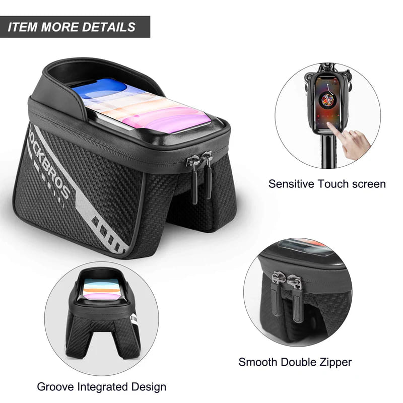 Phone Holder Top Tube Bag – Under 7.5” - OVERLANDERS Outfitter