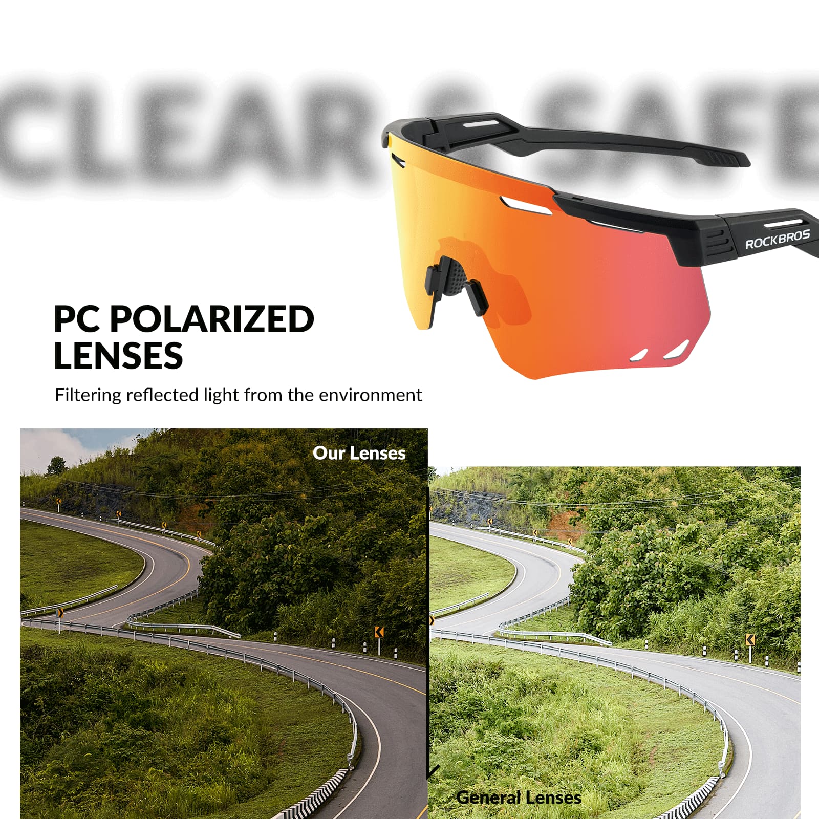 Polarized Windproof Cycling Glasses - OVERLANDERS Outfitter