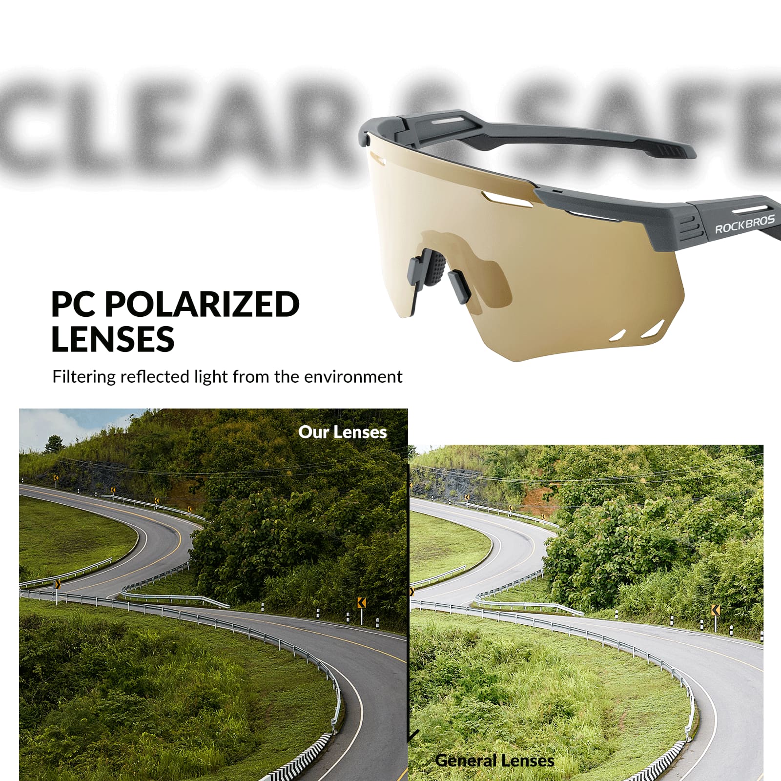 Polarized Windproof Cycling Glasses - OVERLANDERS Outfitter