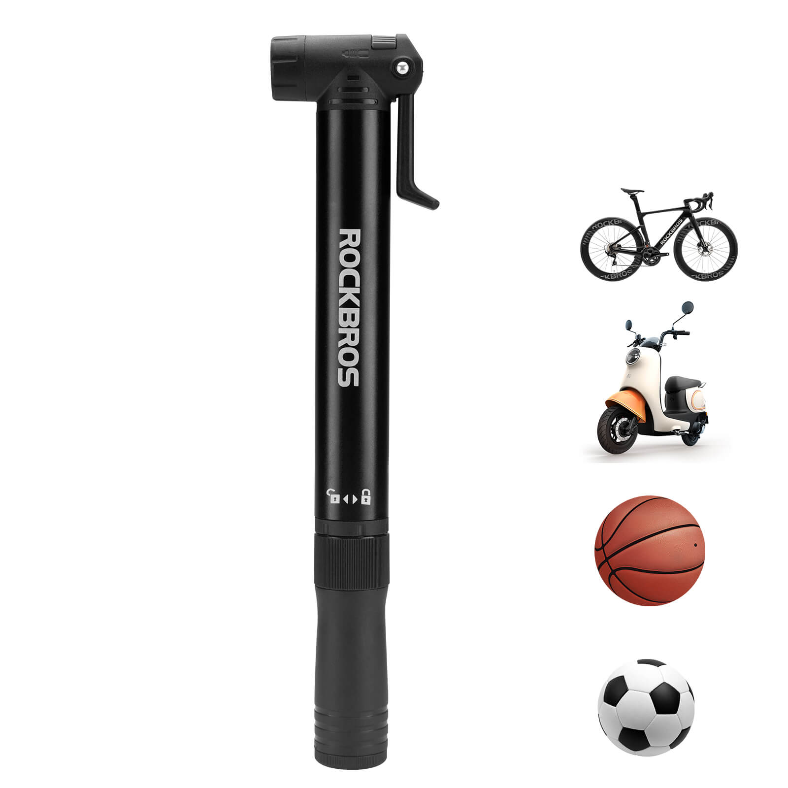 Portable Bike Pump - 80 PSI High Pressure - OVERLANDERS Outfitter