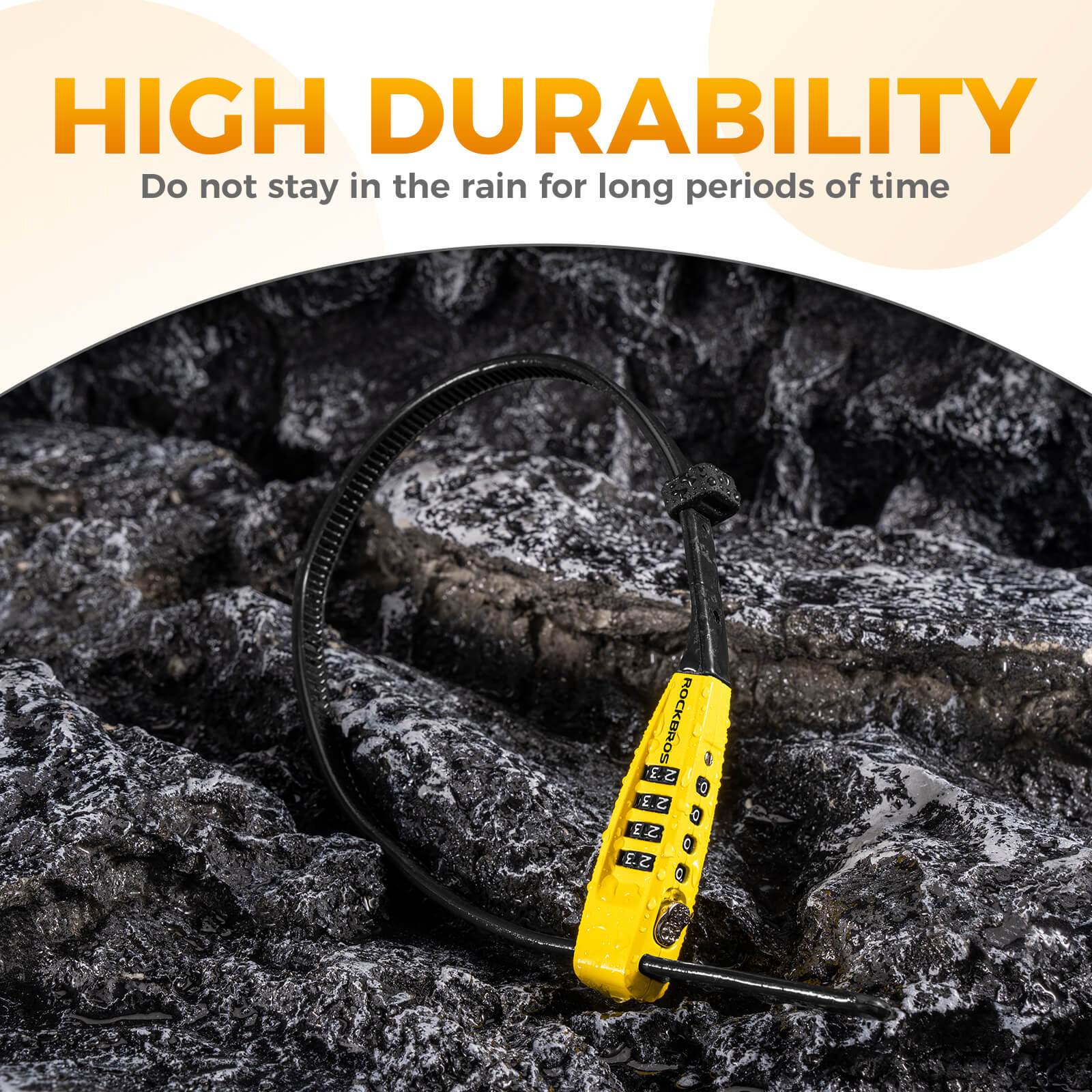 Portable Combination Cable Lock - 52cm - OVERLANDERS Outfitter