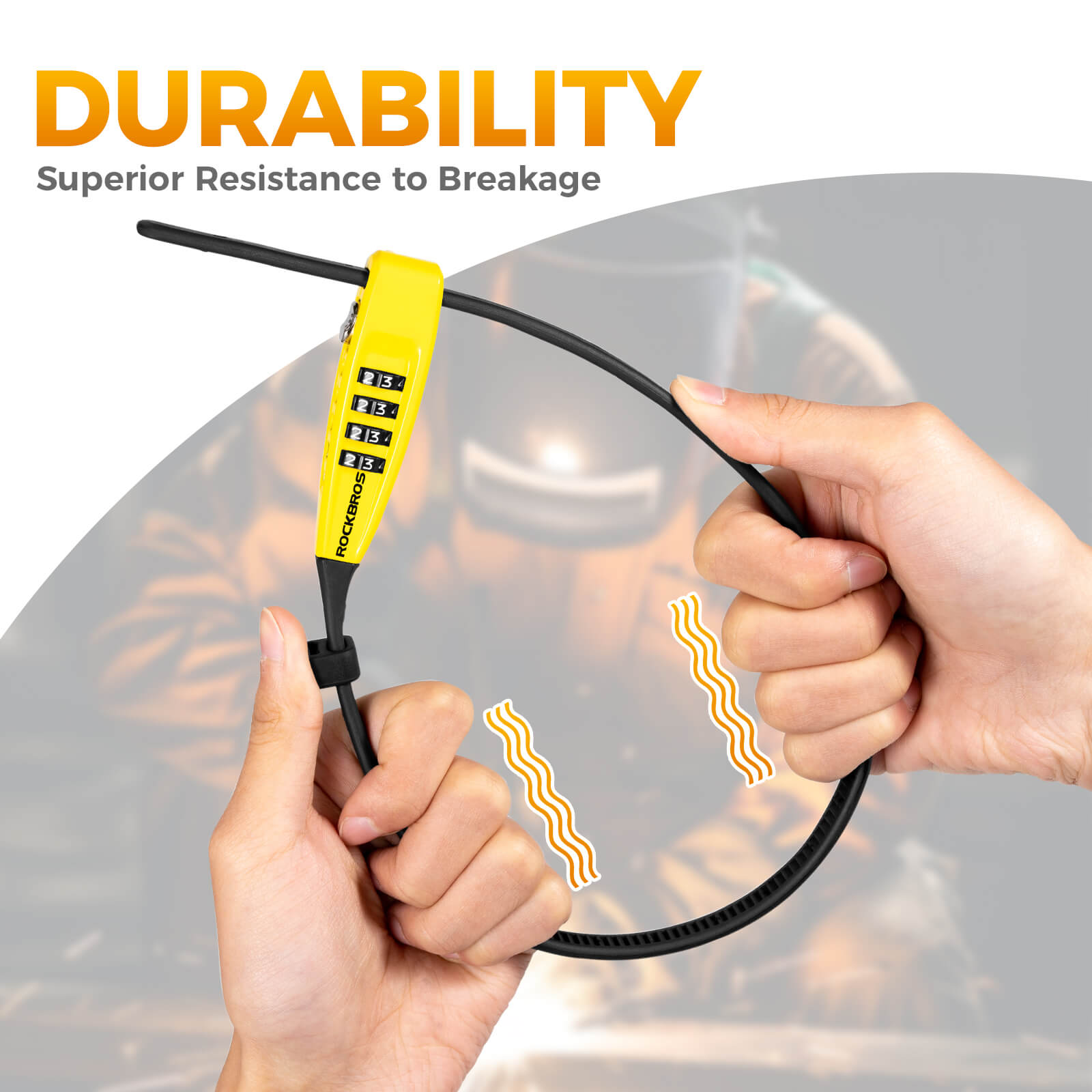 Portable Combination Cable Lock - 52cm - OVERLANDERS Outfitter
