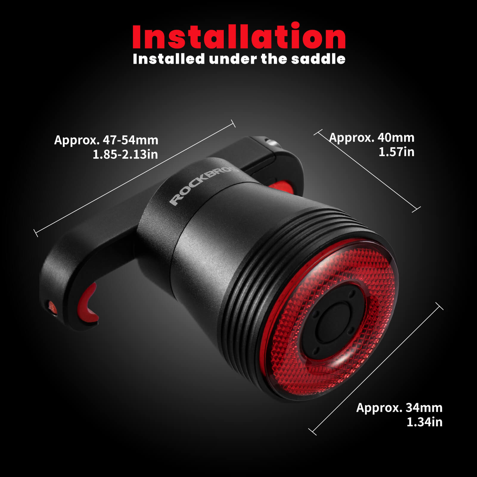 Q5 Smart Bike Tail Light with Brake Sensor - OVERLANDERS Outfitter