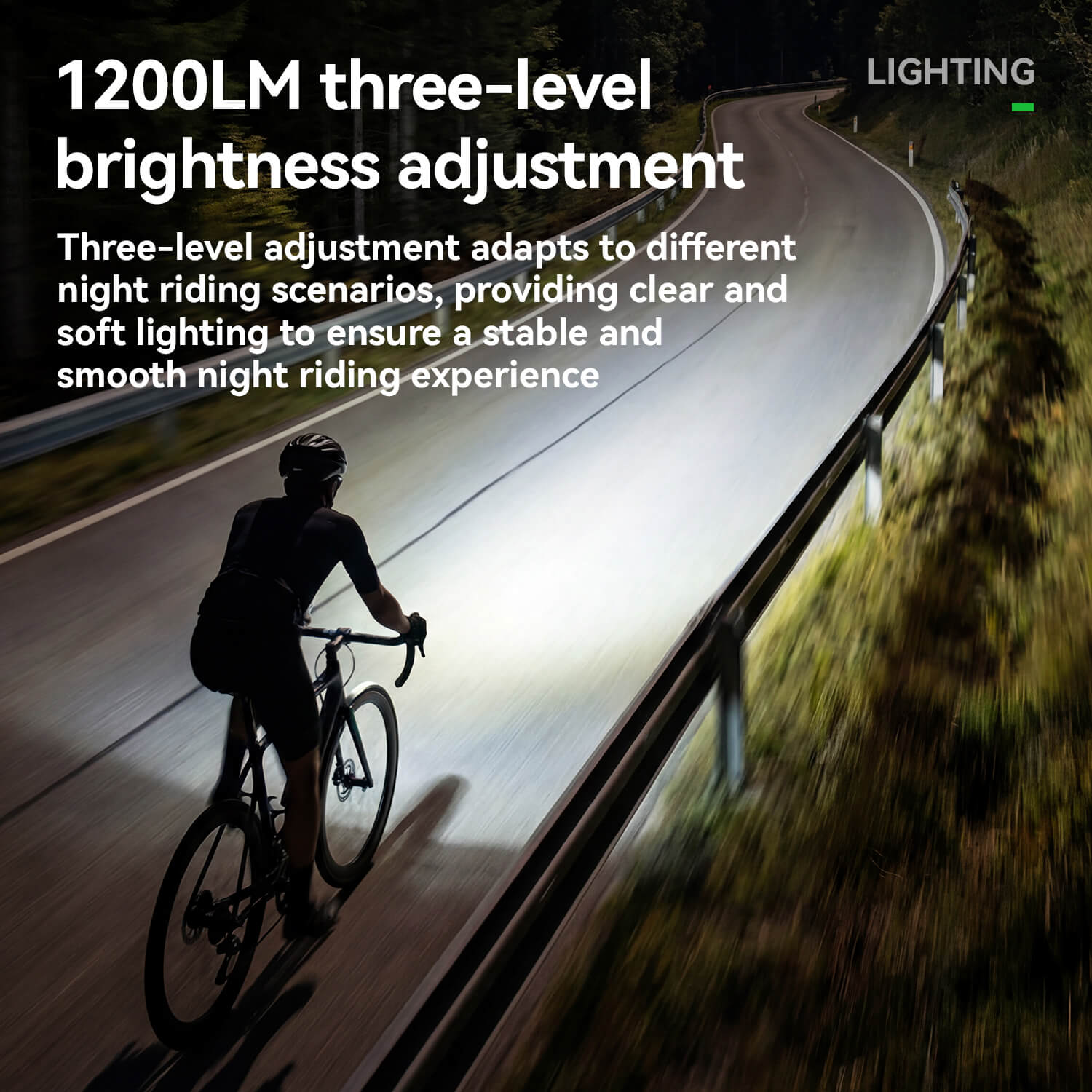 QC 1200LM Rechargeable Bike Headlight - OVERLANDERS Outfitter