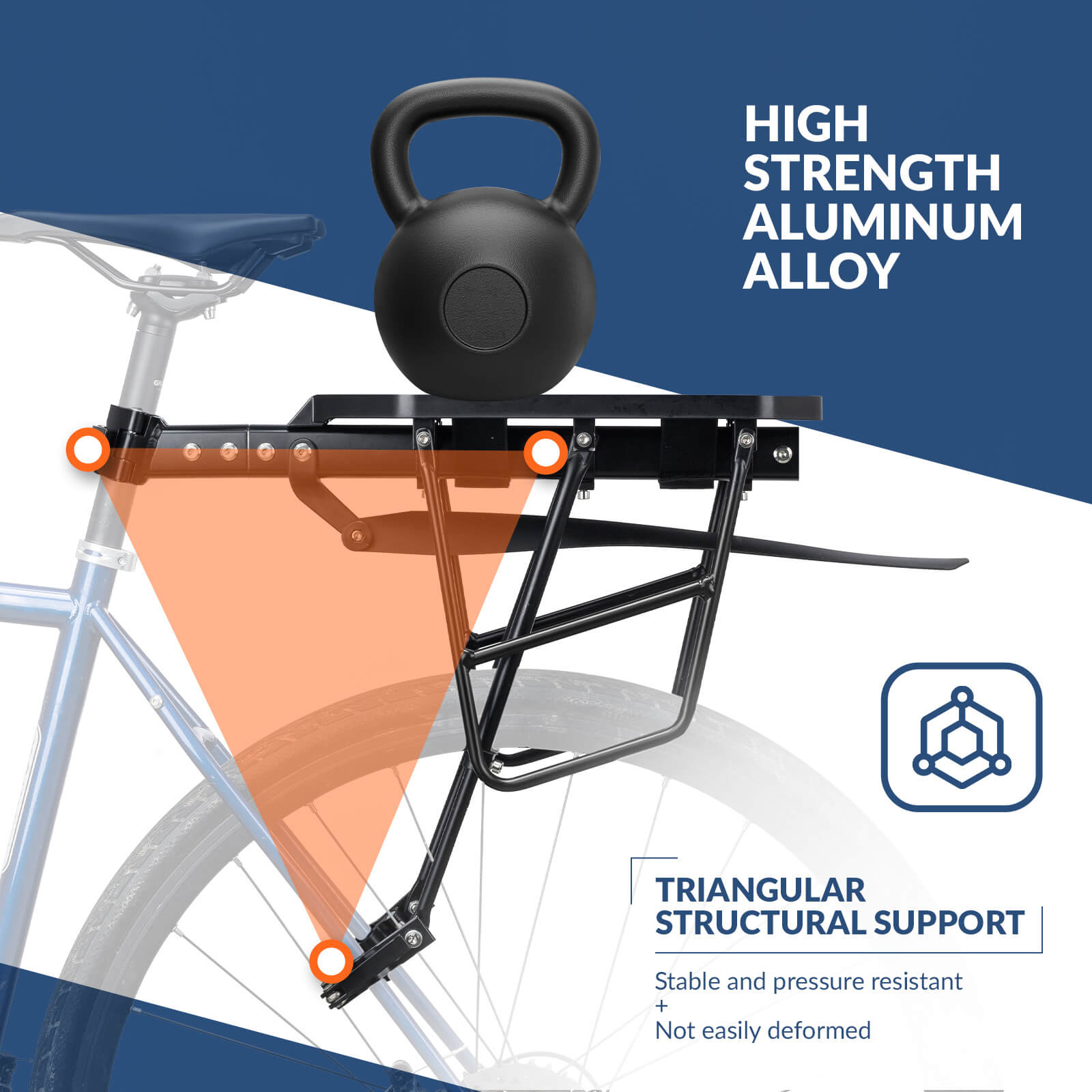 Quick Release Bike Rear Rack - OVERLANDERS Outfitter