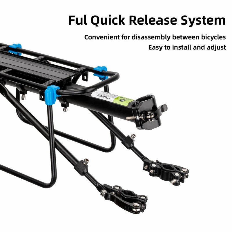 Quick Release Rear Bike Rack for Mountain Bikes - OVERLANDERS Outfitter