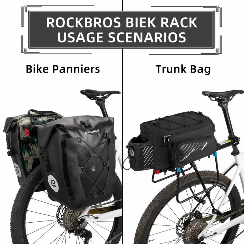 Quick Release Rear Bike Rack for Mountain Bikes - OVERLANDERS Outfitter
