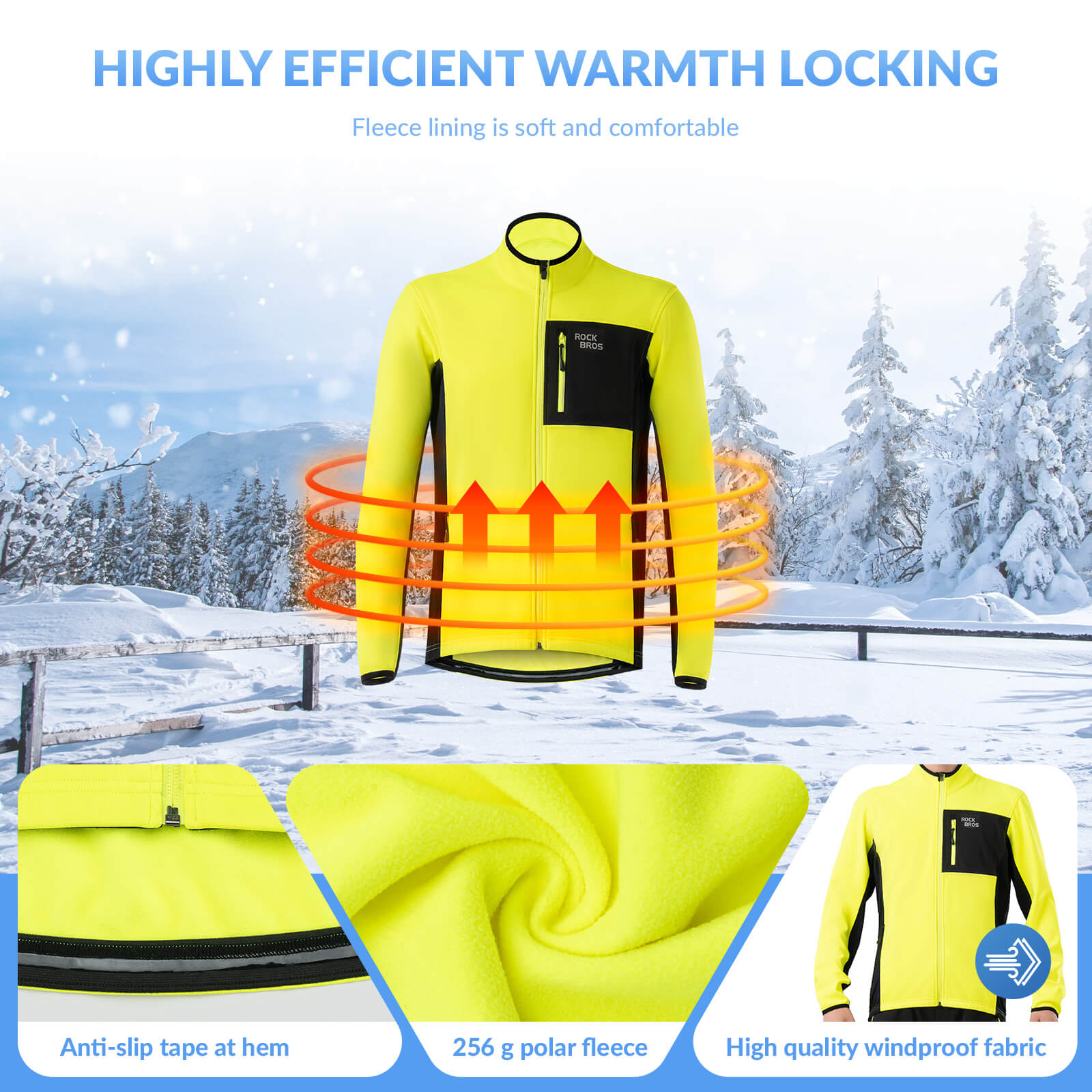 Unisex Reflective Thermal Cycling Jacket - OVERLANDERS Outfitter