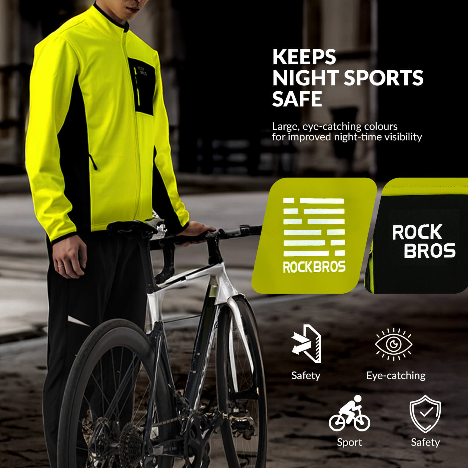 Unisex Reflective Thermal Cycling Jacket - OVERLANDERS Outfitter