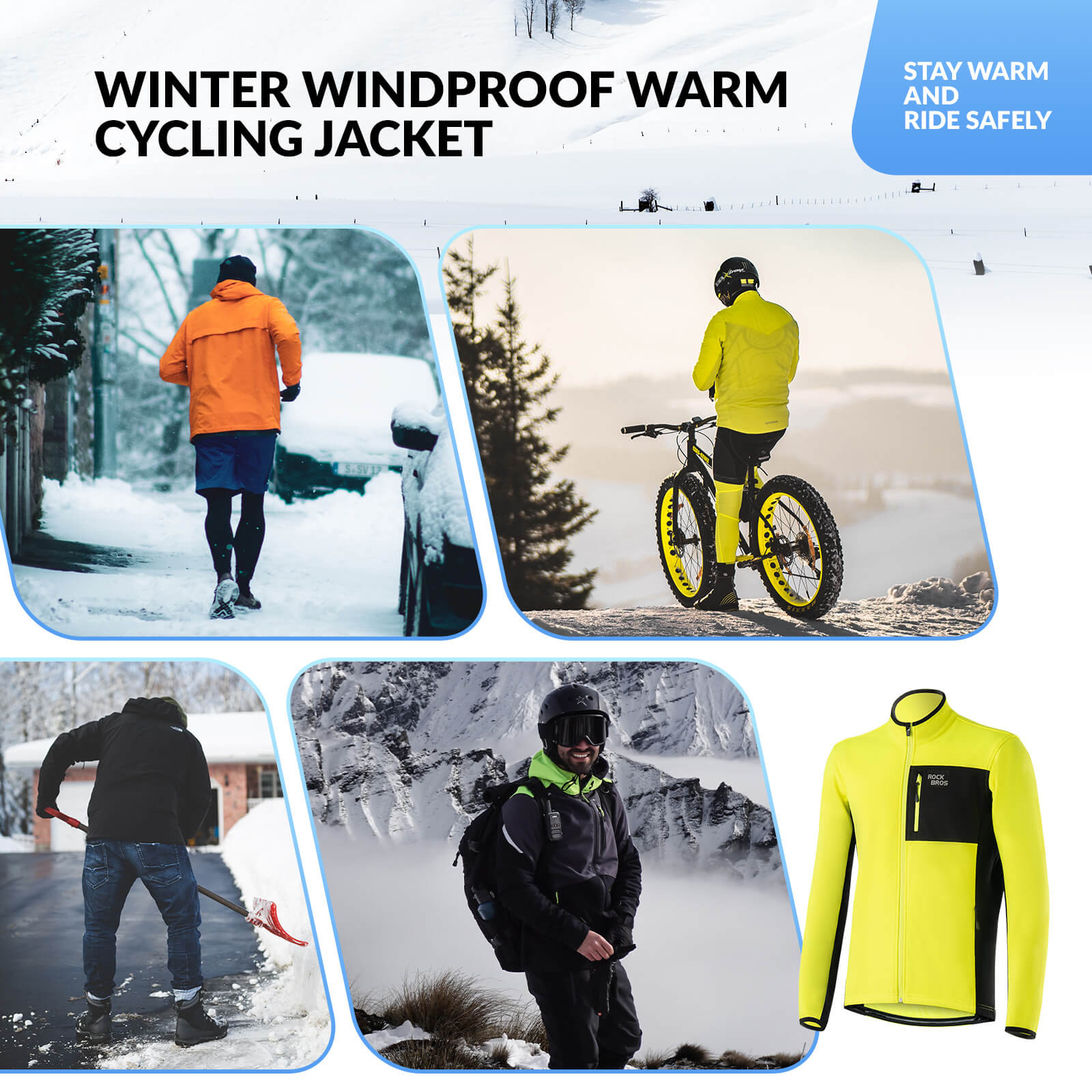 Unisex Reflective Thermal Cycling Jacket - OVERLANDERS Outfitter