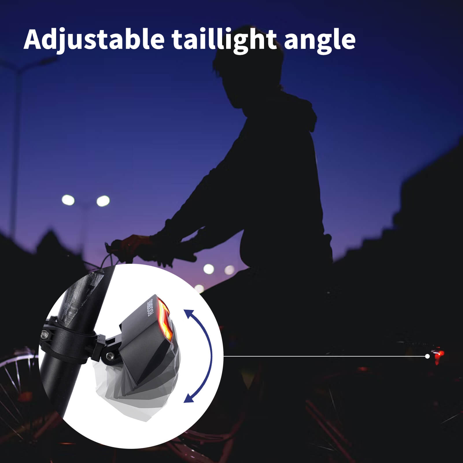 Smart Bike Tail Light with Remote Turn Signals & Laser - OVERLANDERS Outfitter