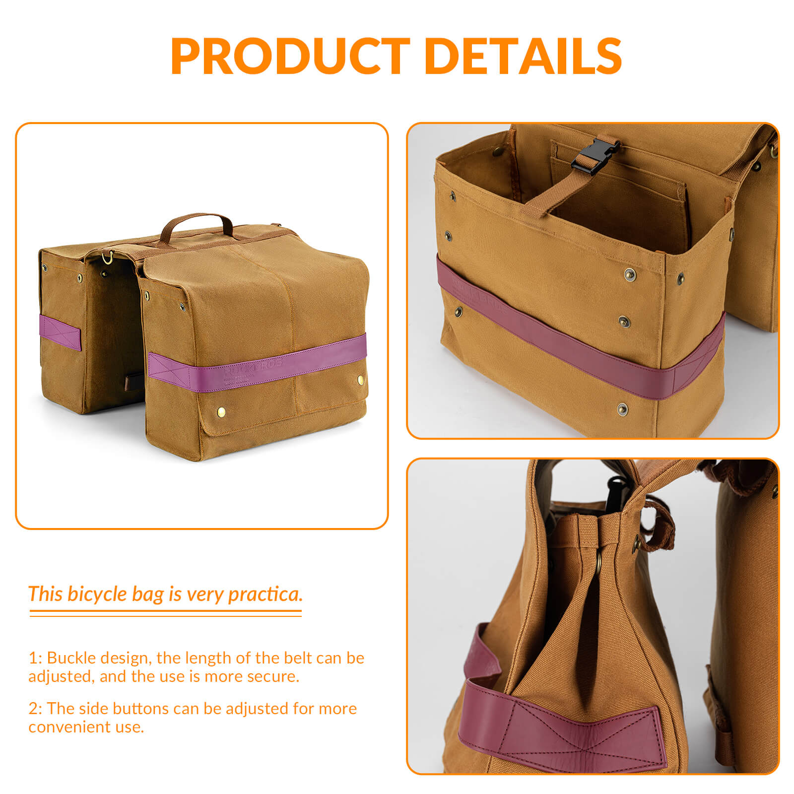 Retro Bike Pannier - 27L - OVERLANDERS Outfitter