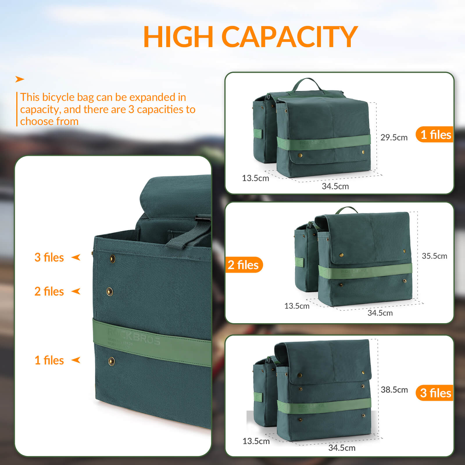 Retro Bike Pannier - 27L - OVERLANDERS Outfitter