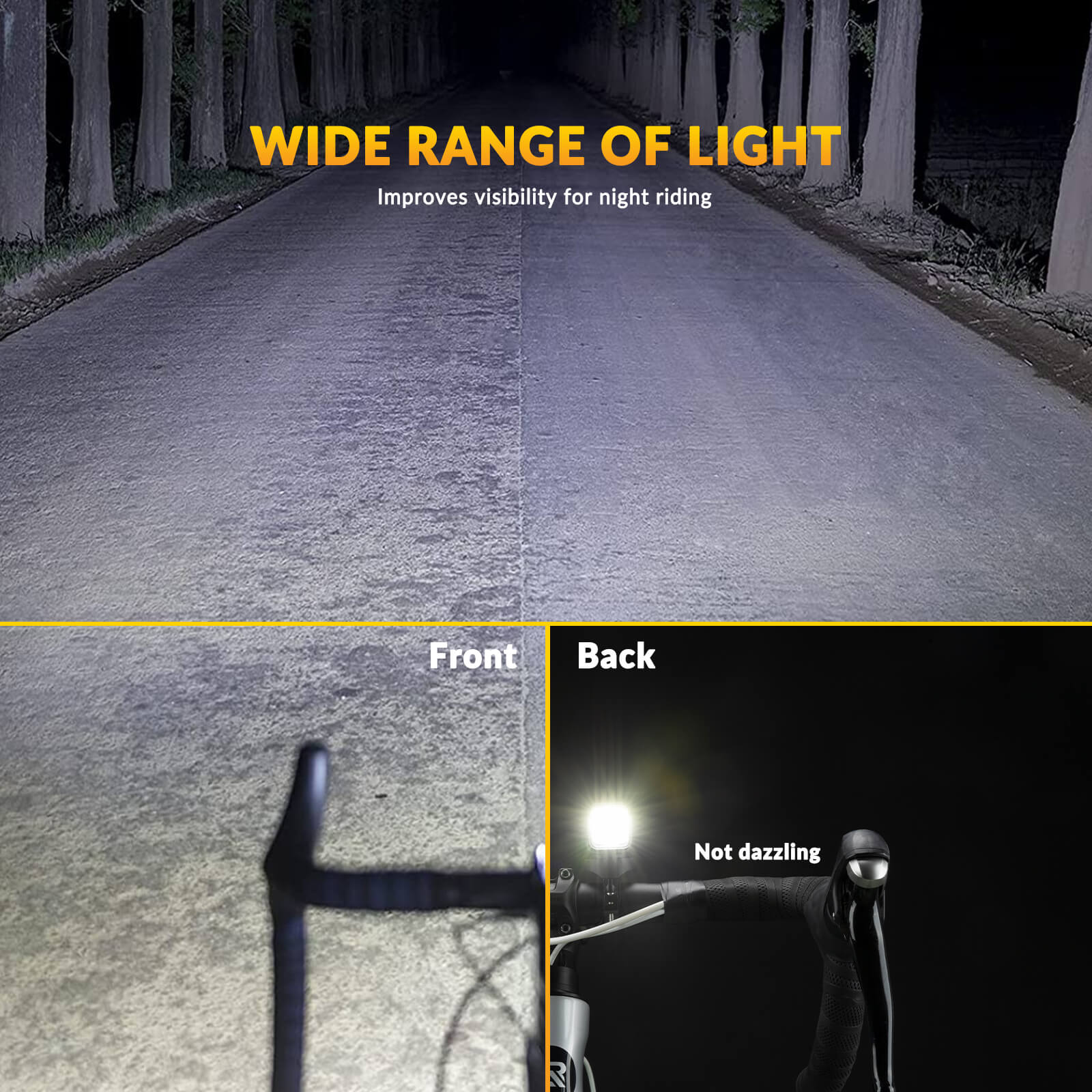 RHL1500 Bike Front Light with Intelligent Temperature Control - OVERLANDERS Outfitter