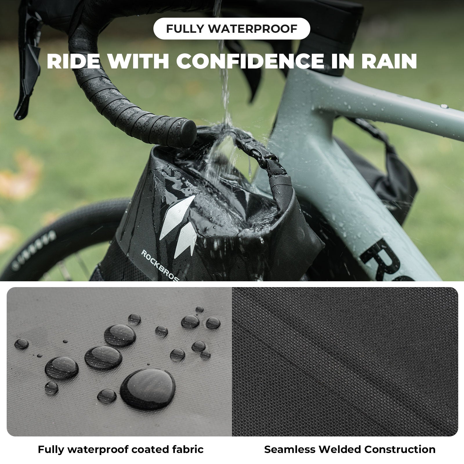 RideMate Front Fork Rack Bag - 7L - OVERLANDERS Outfitter