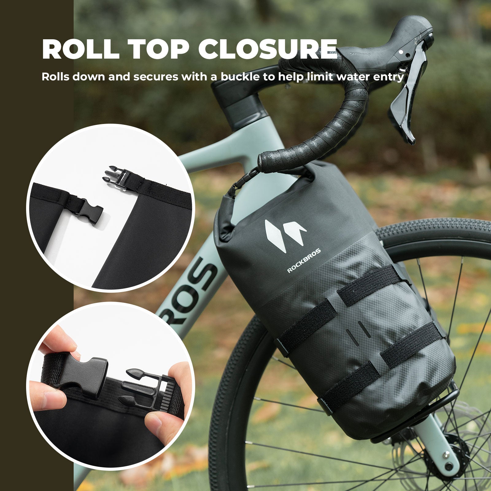 RideMate Front Fork Rack Bag - 7L - OVERLANDERS Outfitter