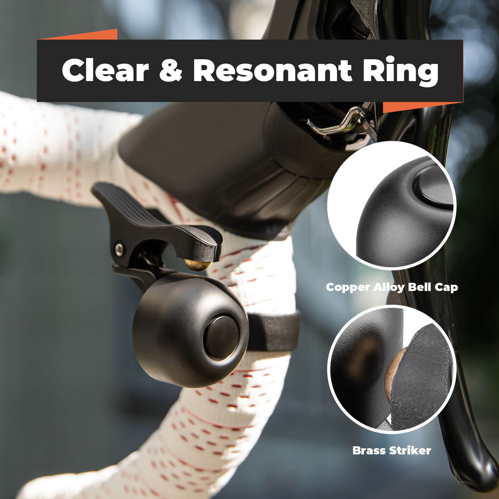 Bike Bell for Road Bike – Loud Sound Handlebar Ring - OVERLANDERS Outfitter
