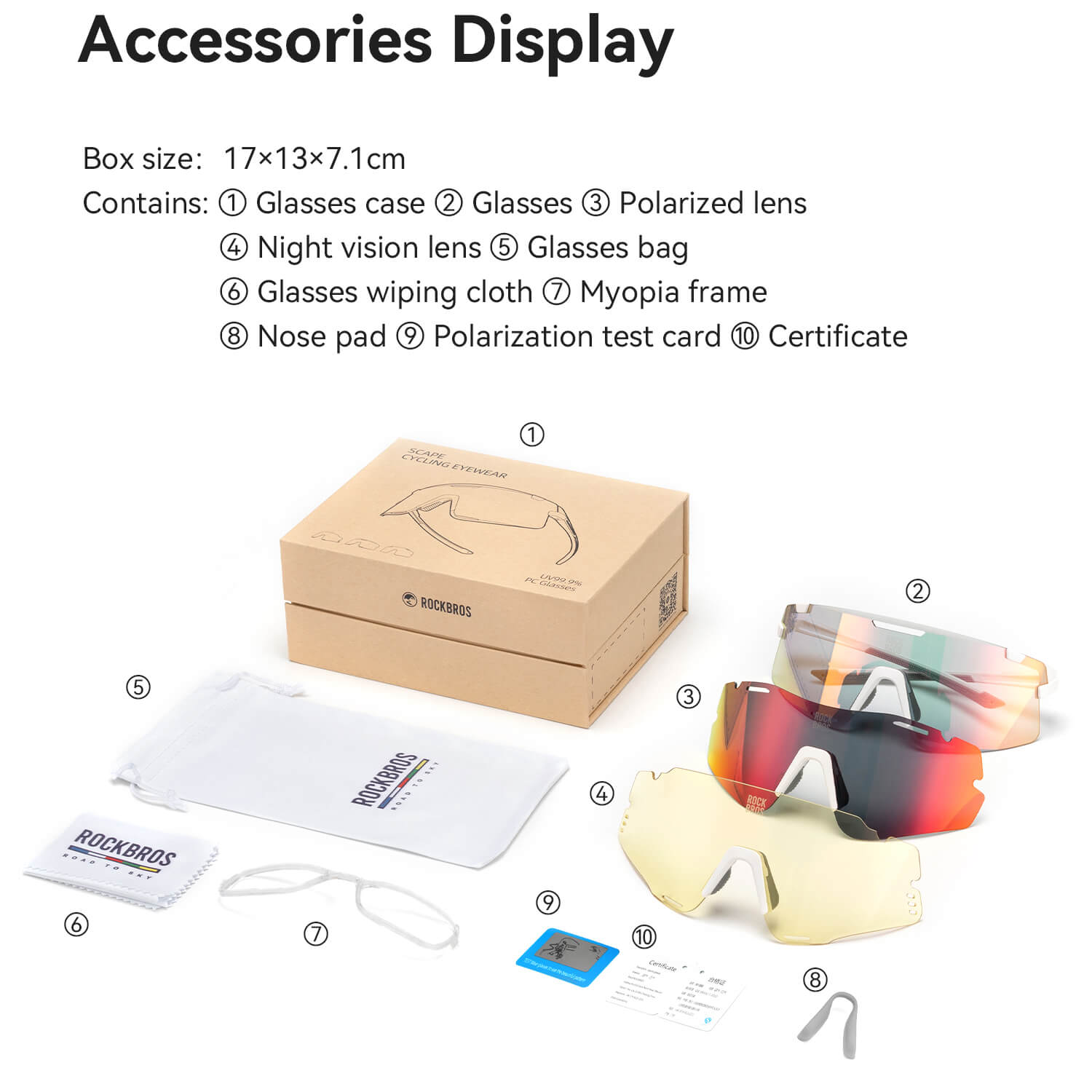 ROAD TO SKY BOUNDLESS Photochromic Cycling Glasses 3 Lens Set - OVERLANDERS Outfitter