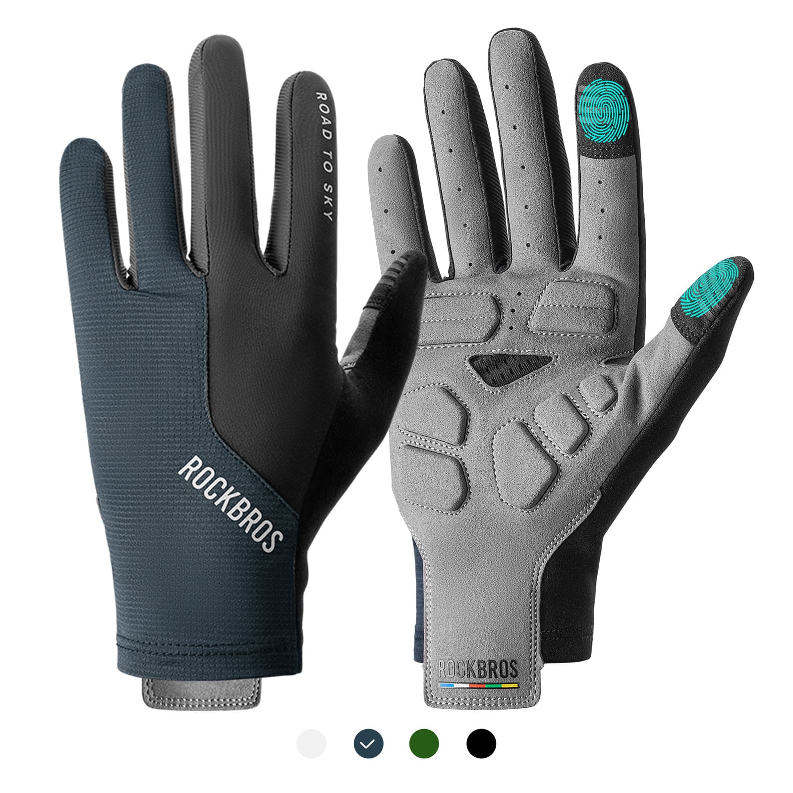 ROAD TO SKY Breathable Anti-Slip Full Finger Cycling Gloves - OVERLANDERS Outfitter