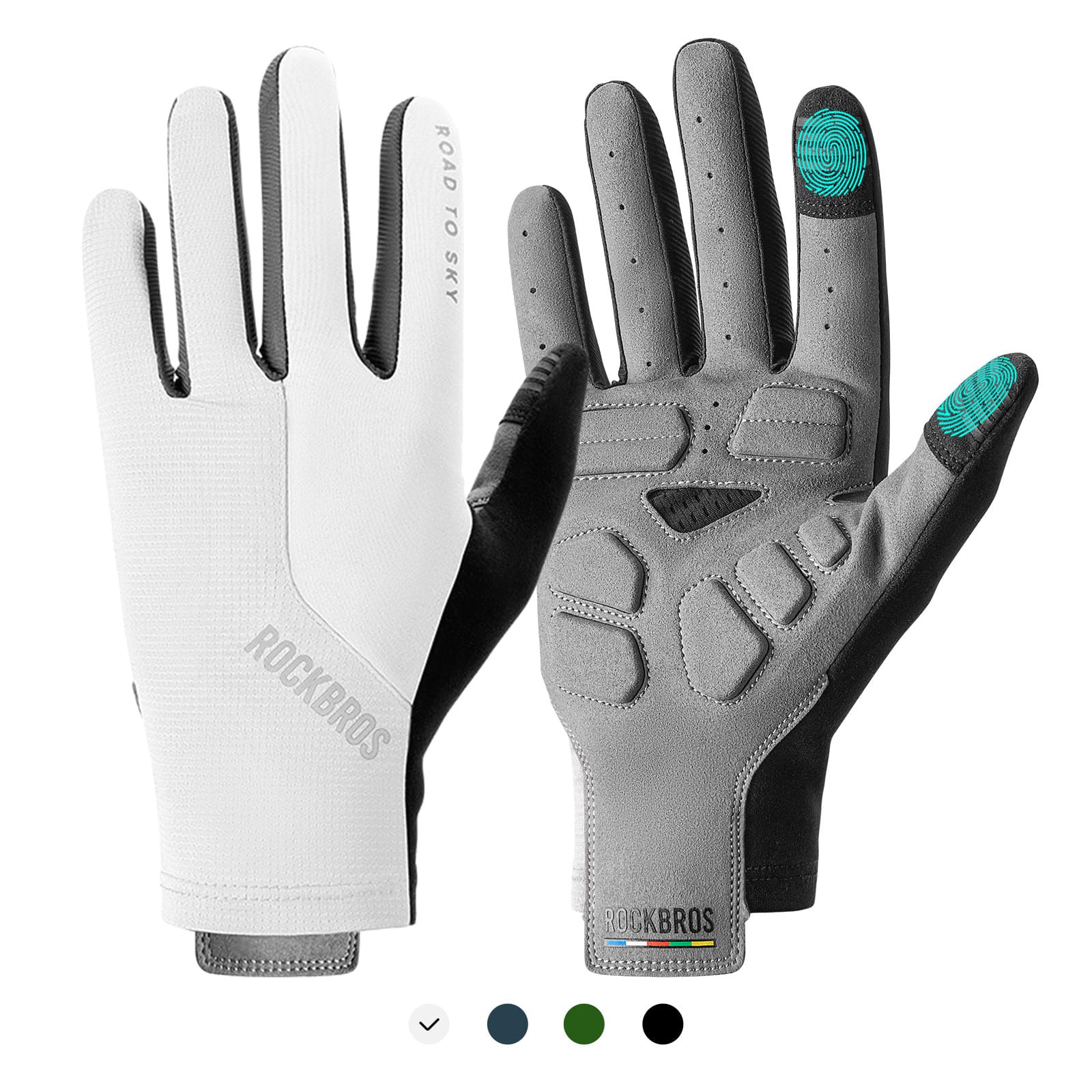 ROAD TO SKY Breathable Anti-Slip Full Finger Cycling Gloves - OVERLANDERS Outfitter