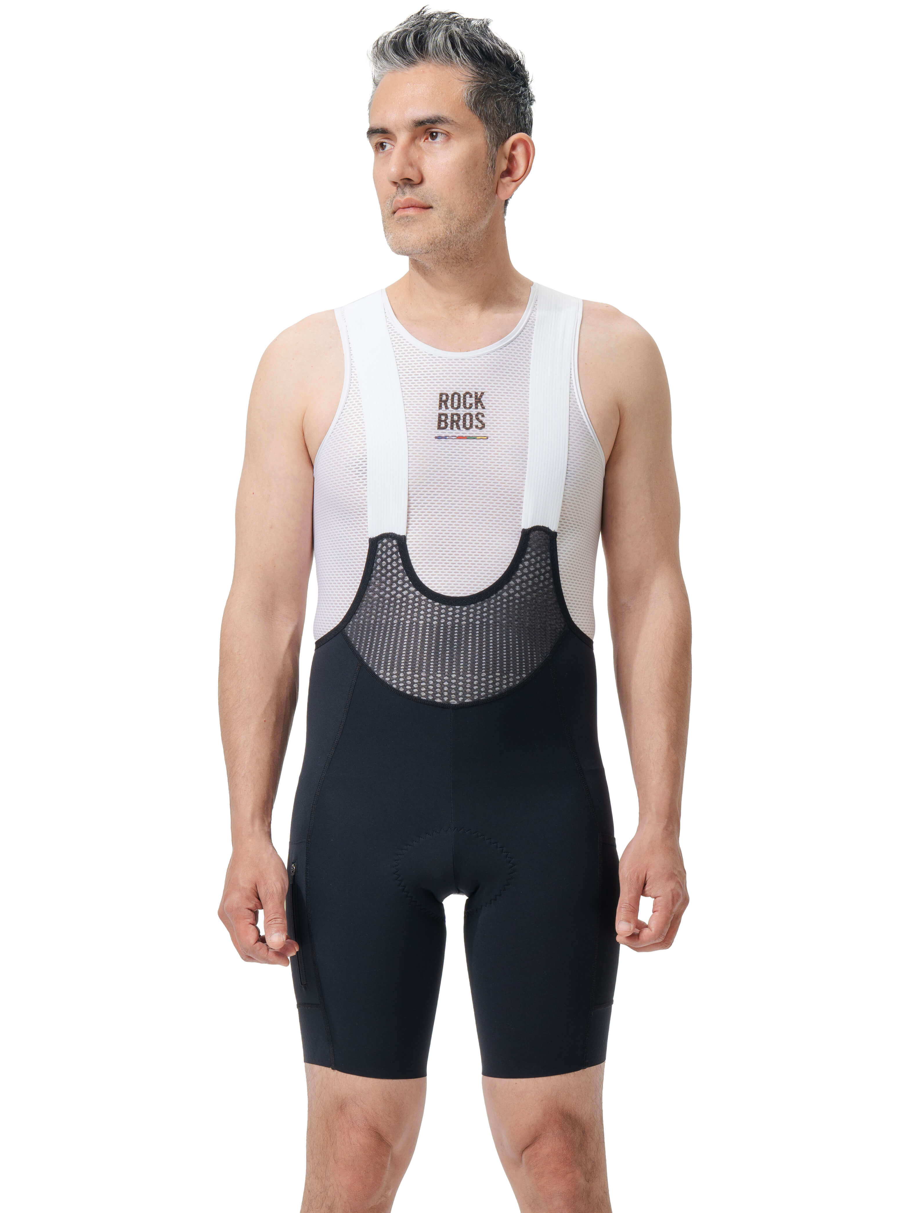 Men's ROAD-TO-SKY Bib Cycling Shorts With Elastic Interface® Pad - OVERLANDERS Outfitter
