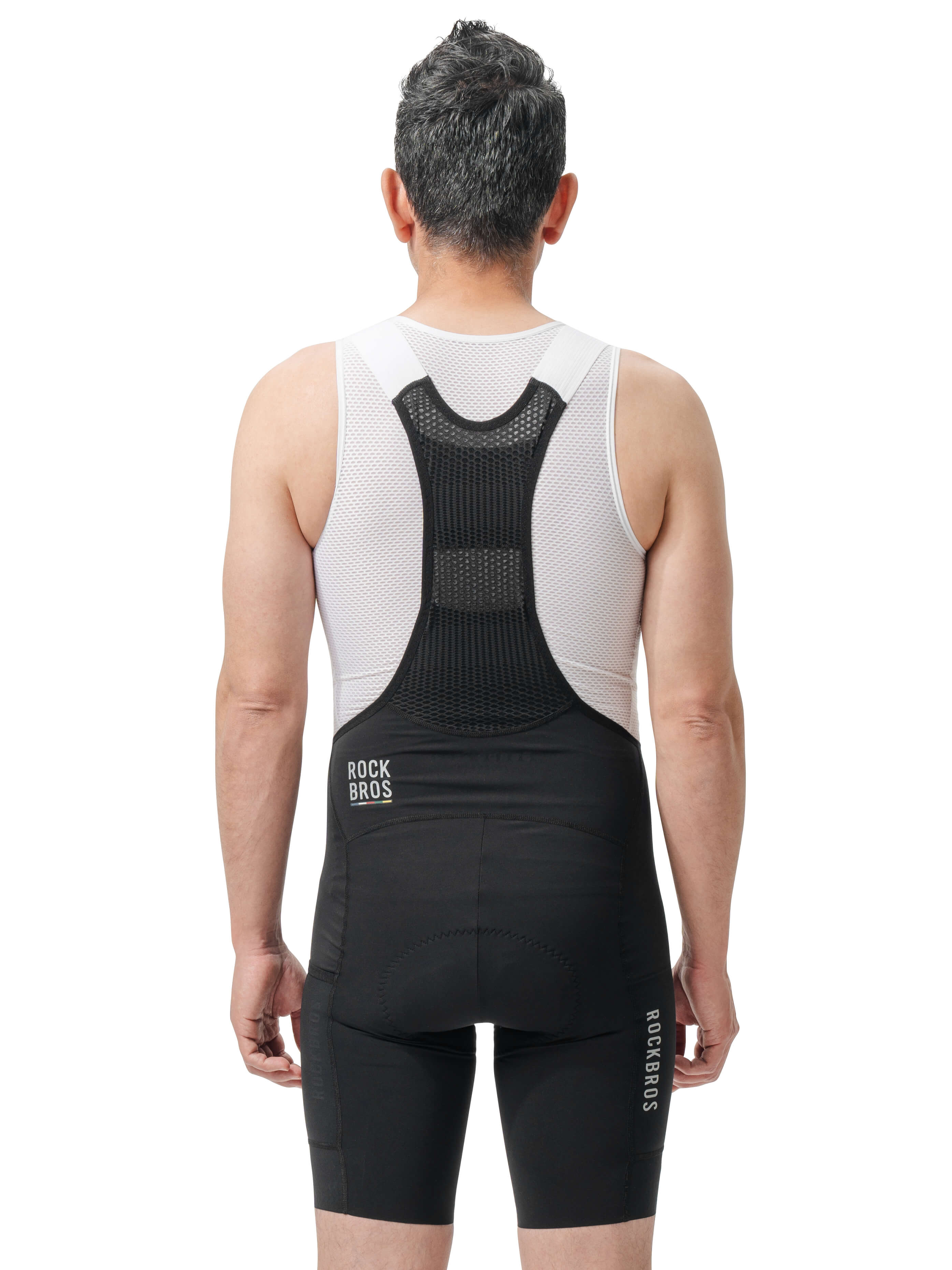 Men's ROAD-TO-SKY Bib Cycling Shorts With Elastic Interface® Pad - OVERLANDERS Outfitter