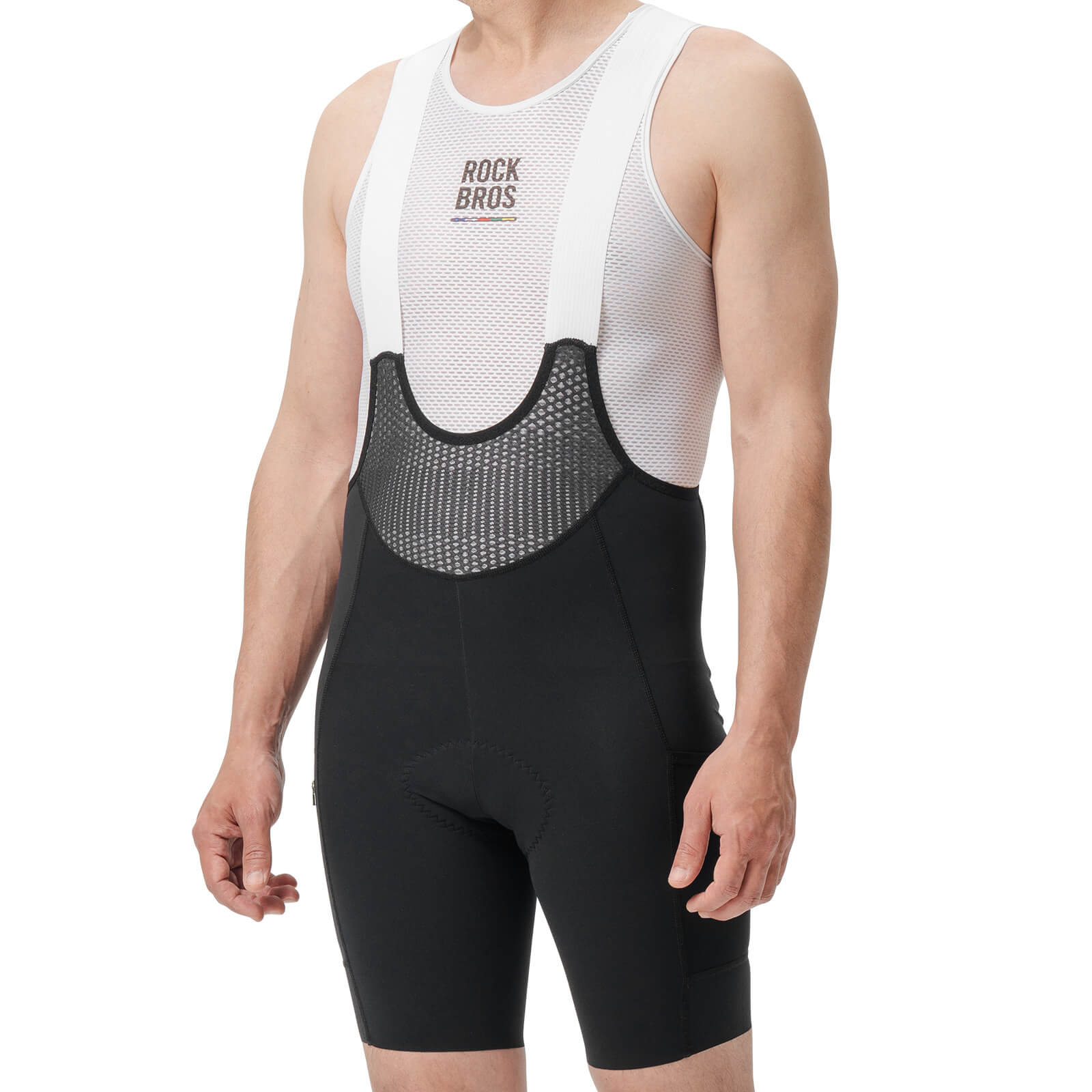 Men's ROAD-TO-SKY Bib Cycling Shorts With Elastic Interface® Pad - OVERLANDERS Outfitter