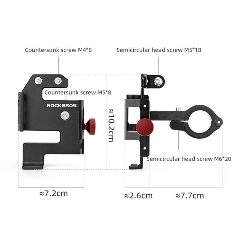 S-Clamp Bike Phone Holders & Mounts - OVERLANDERS Outfitter