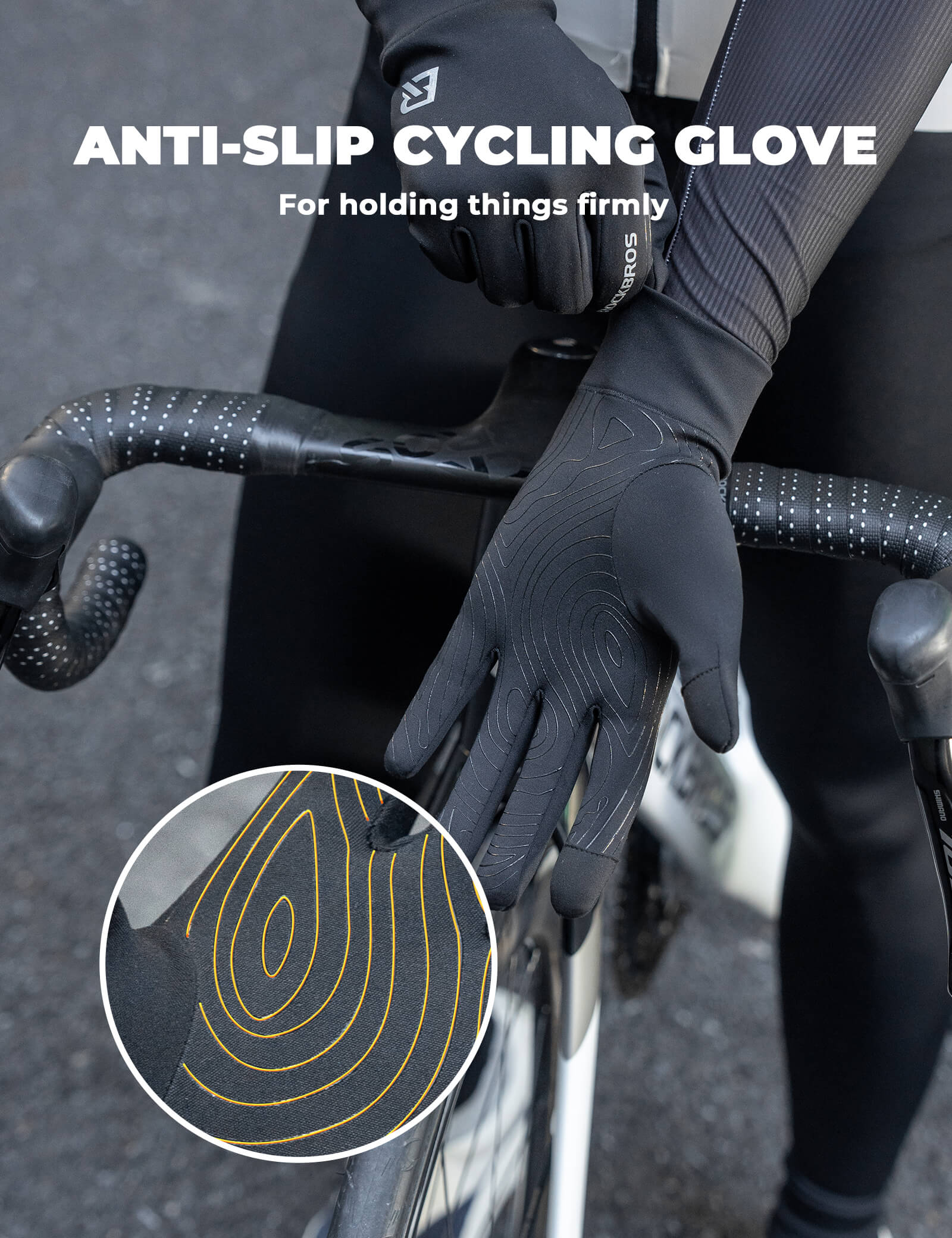 Full finger winter cycling gloves - OVERLANDERS Outfitter