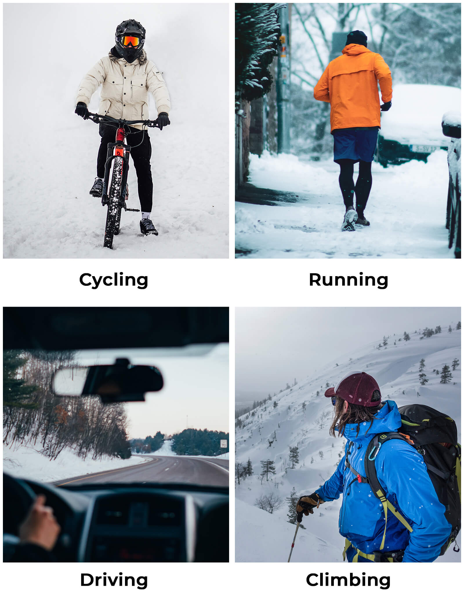 Full finger winter cycling gloves - OVERLANDERS Outfitter