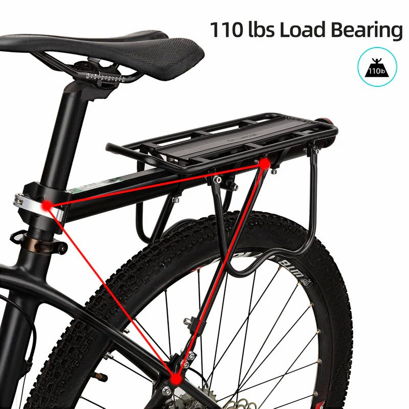 Seatpost Mounted Bike Rear Rack with Bolt-On Mount - OVERLANDERS Outfitter
