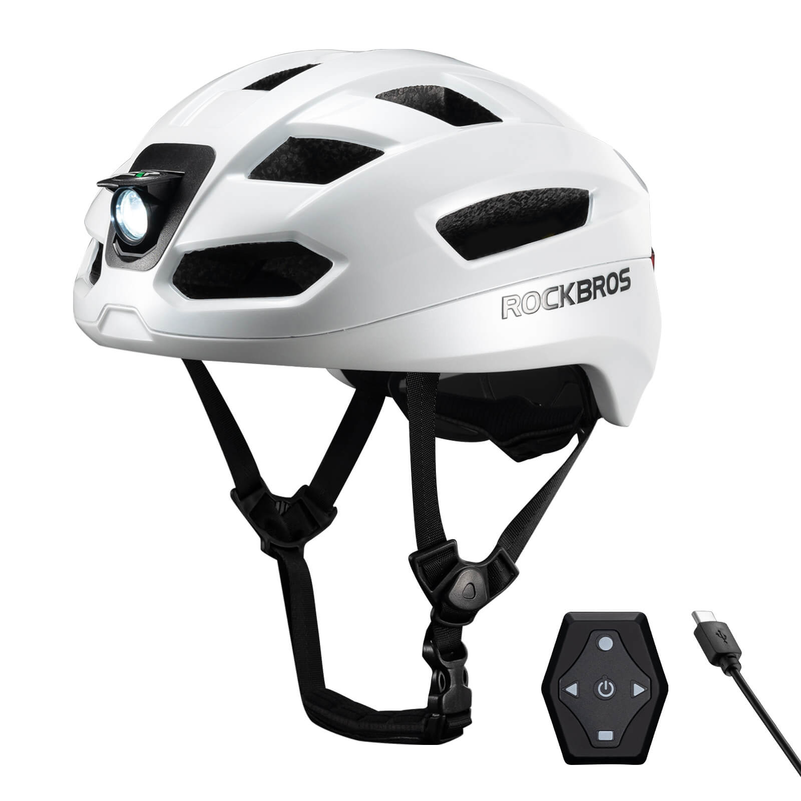 Smart Bike Helmet with Remote-Controlled Warning Lights - OVERLANDERS Outfitter