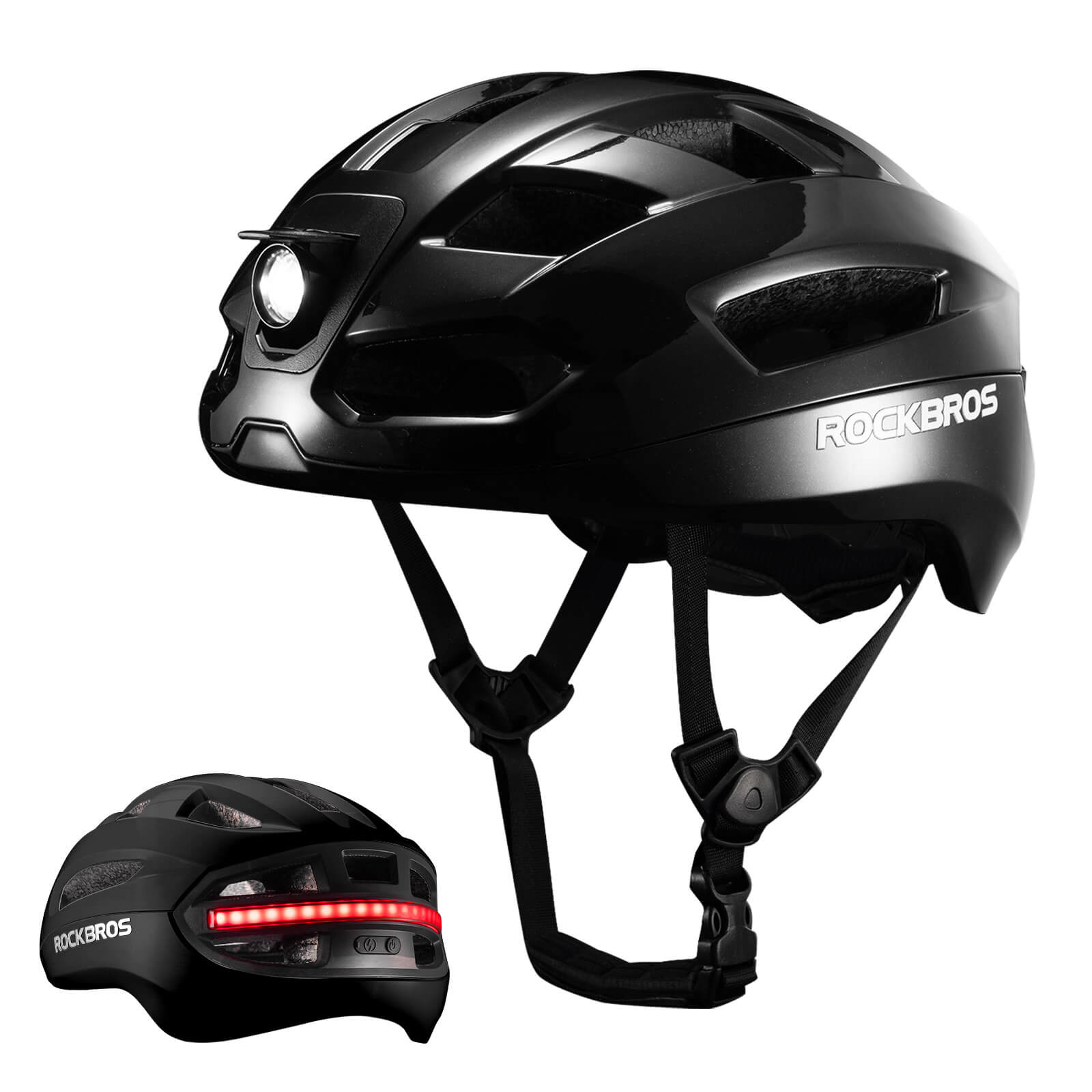 Smart Bike Helmet with Remote-Controlled Warning Lights - OVERLANDERS Outfitter