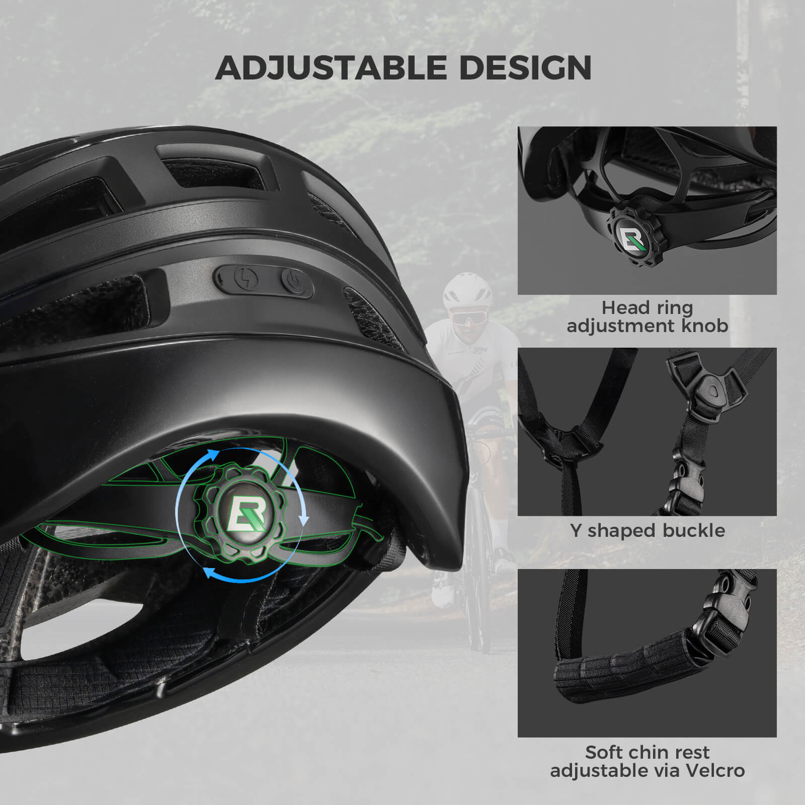 Smart Bike Helmet with Remote-Controlled Warning Lights - OVERLANDERS Outfitter