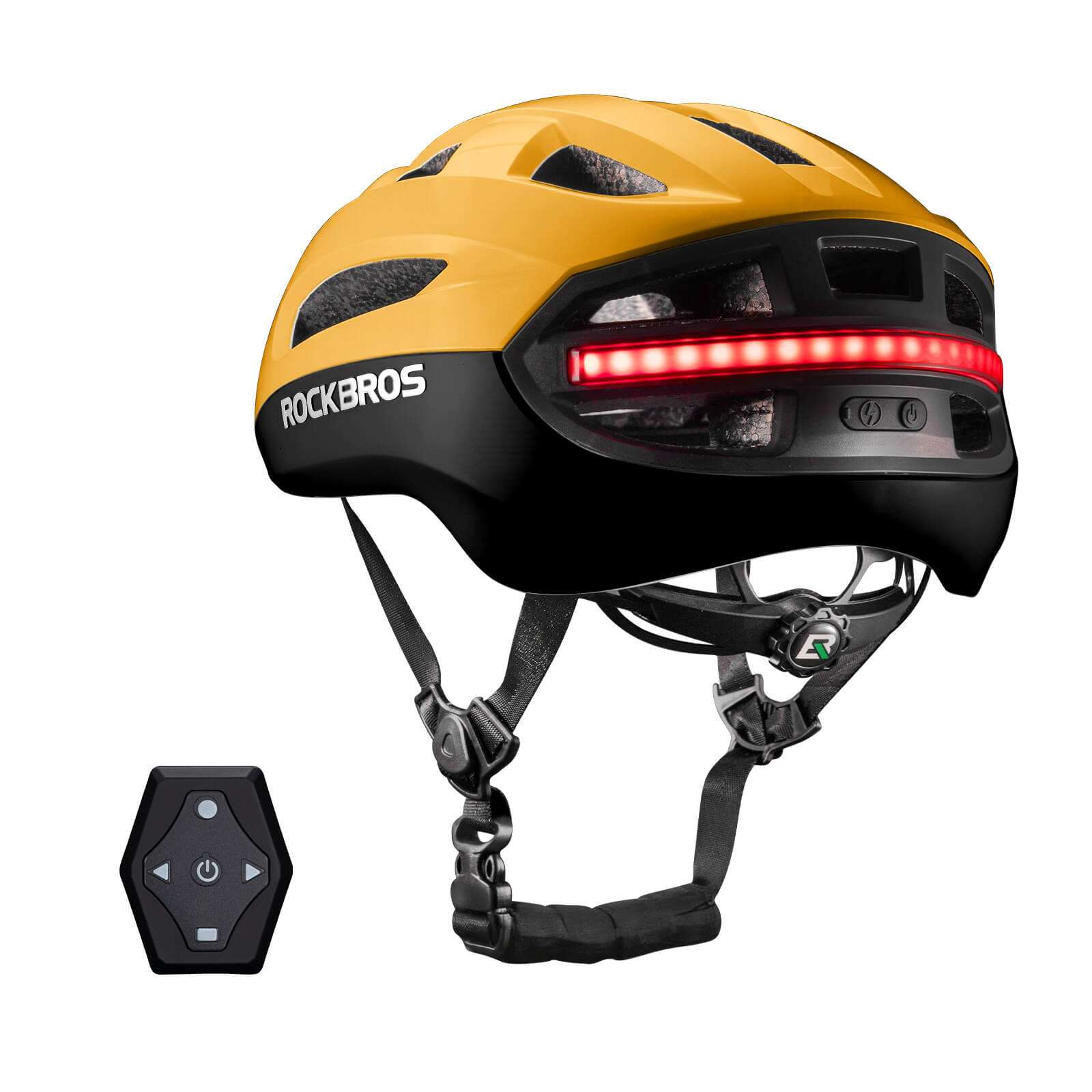 Smart Bike Helmet with Remote-Controlled Warning Lights - OVERLANDERS Outfitter