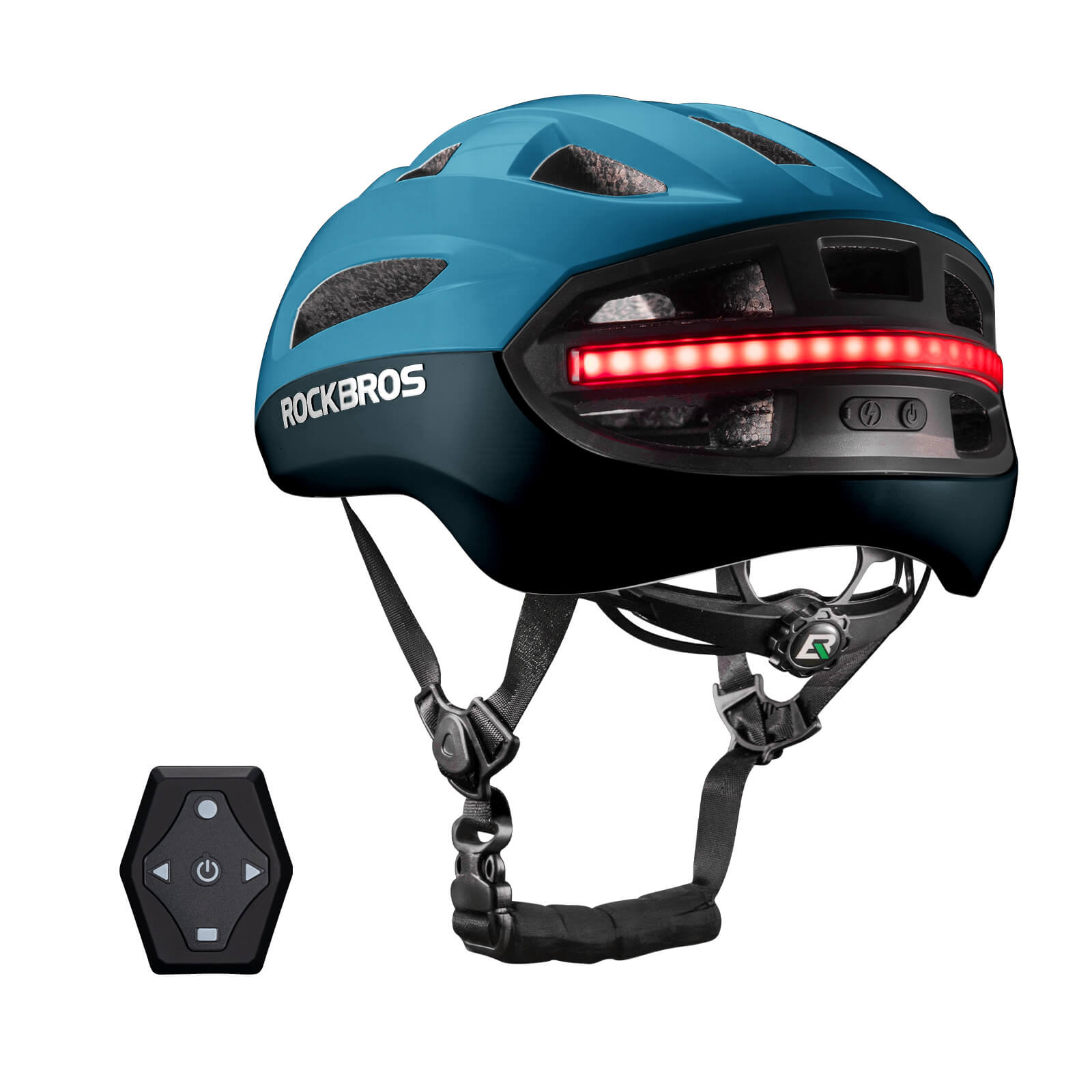 Smart Bike Helmet with Remote-Controlled Warning Lights - OVERLANDERS Outfitter