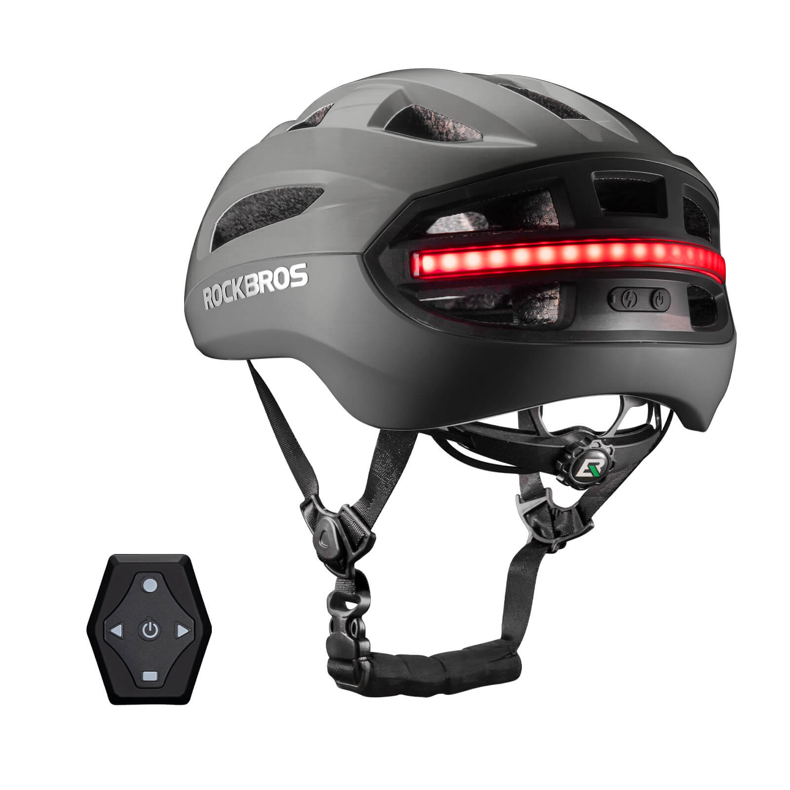 Smart Bike Helmet with Remote-Controlled Warning Lights - OVERLANDERS Outfitter