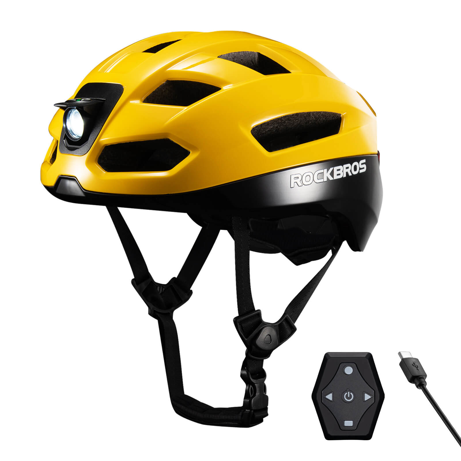 Smart Bike Helmet with Remote-Controlled Warning Lights - OVERLANDERS Outfitter