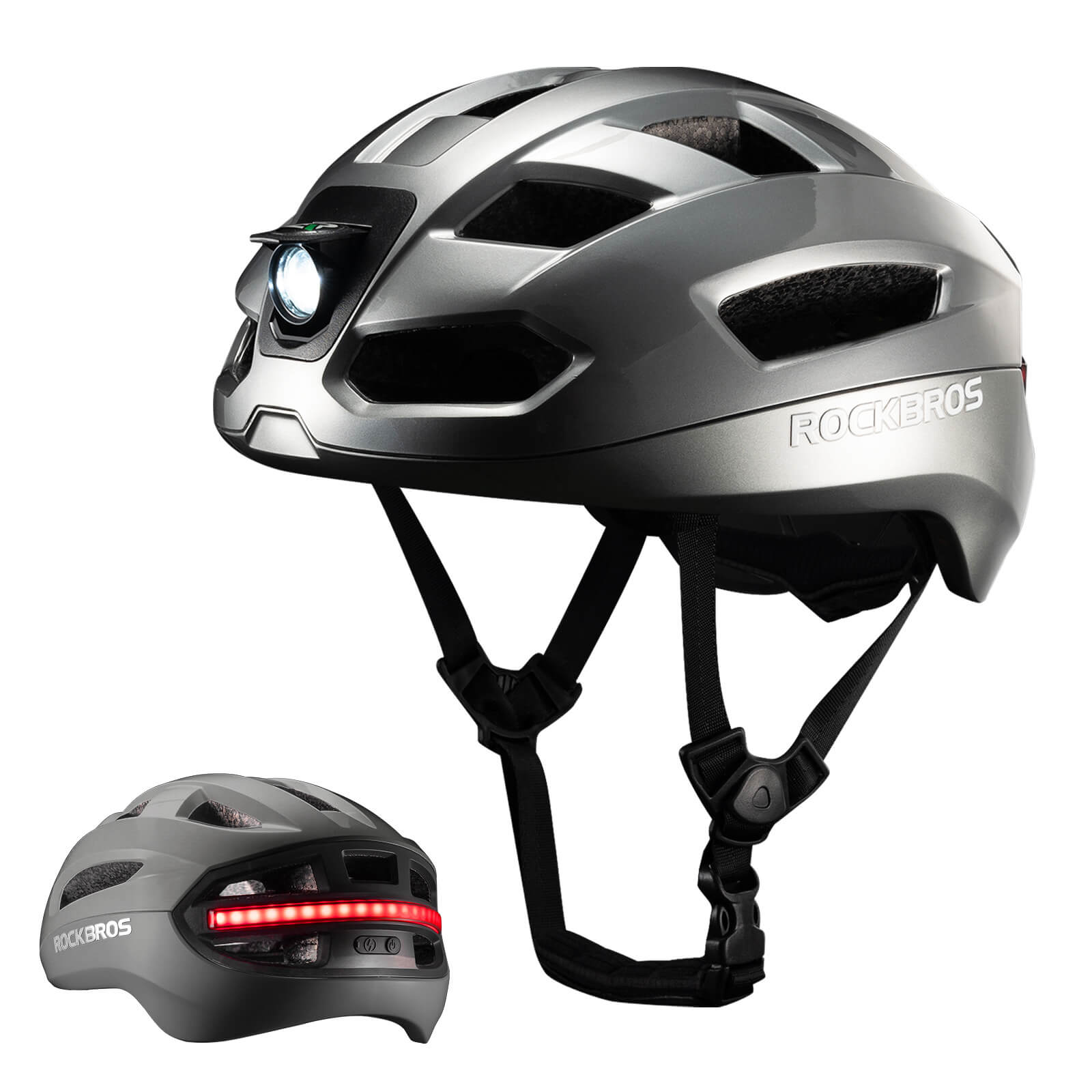 Smart Bike Helmet with Remote-Controlled Warning Lights - OVERLANDERS Outfitter