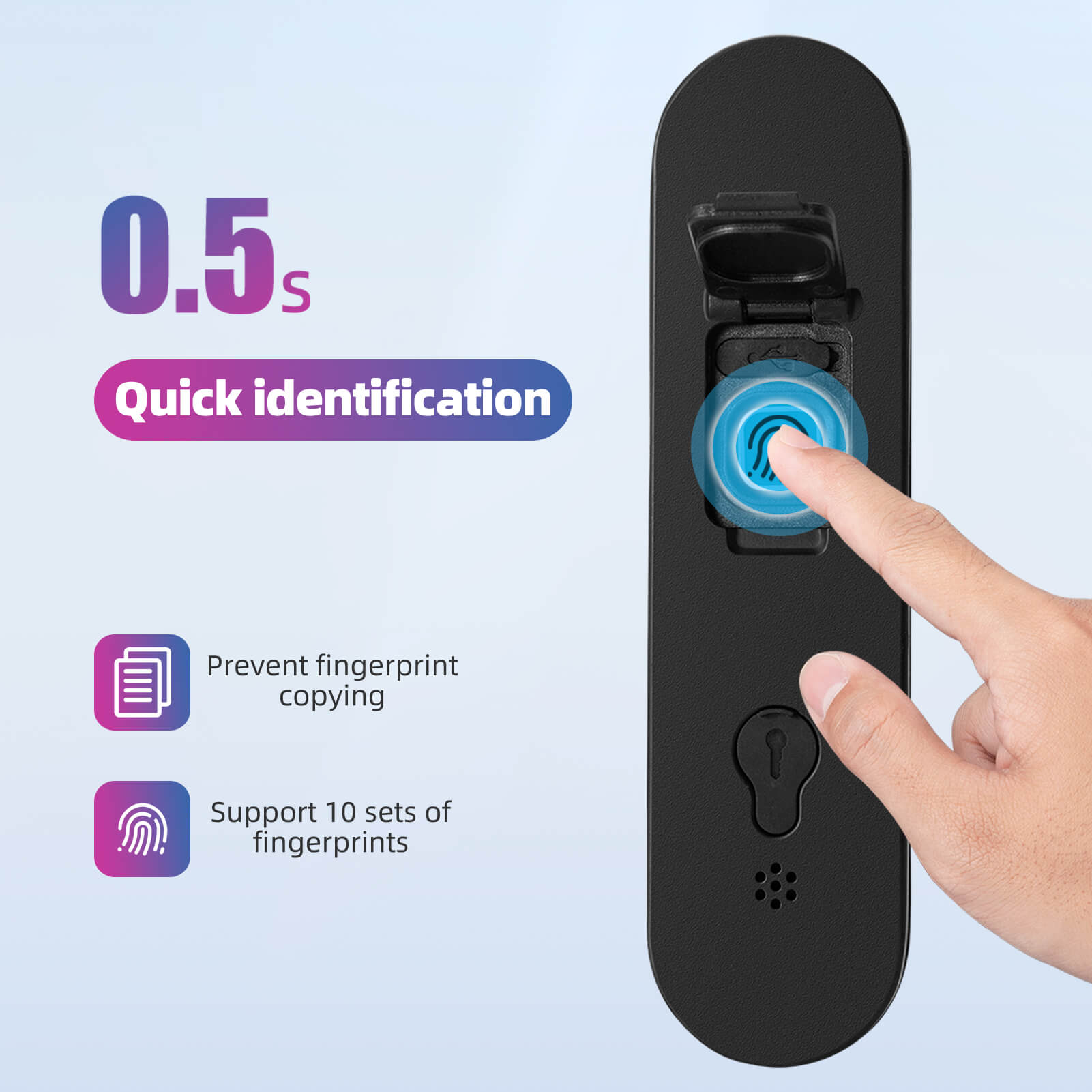 Smart Bluetooth Fingerprint U Lock - OVERLANDERS Outfitter