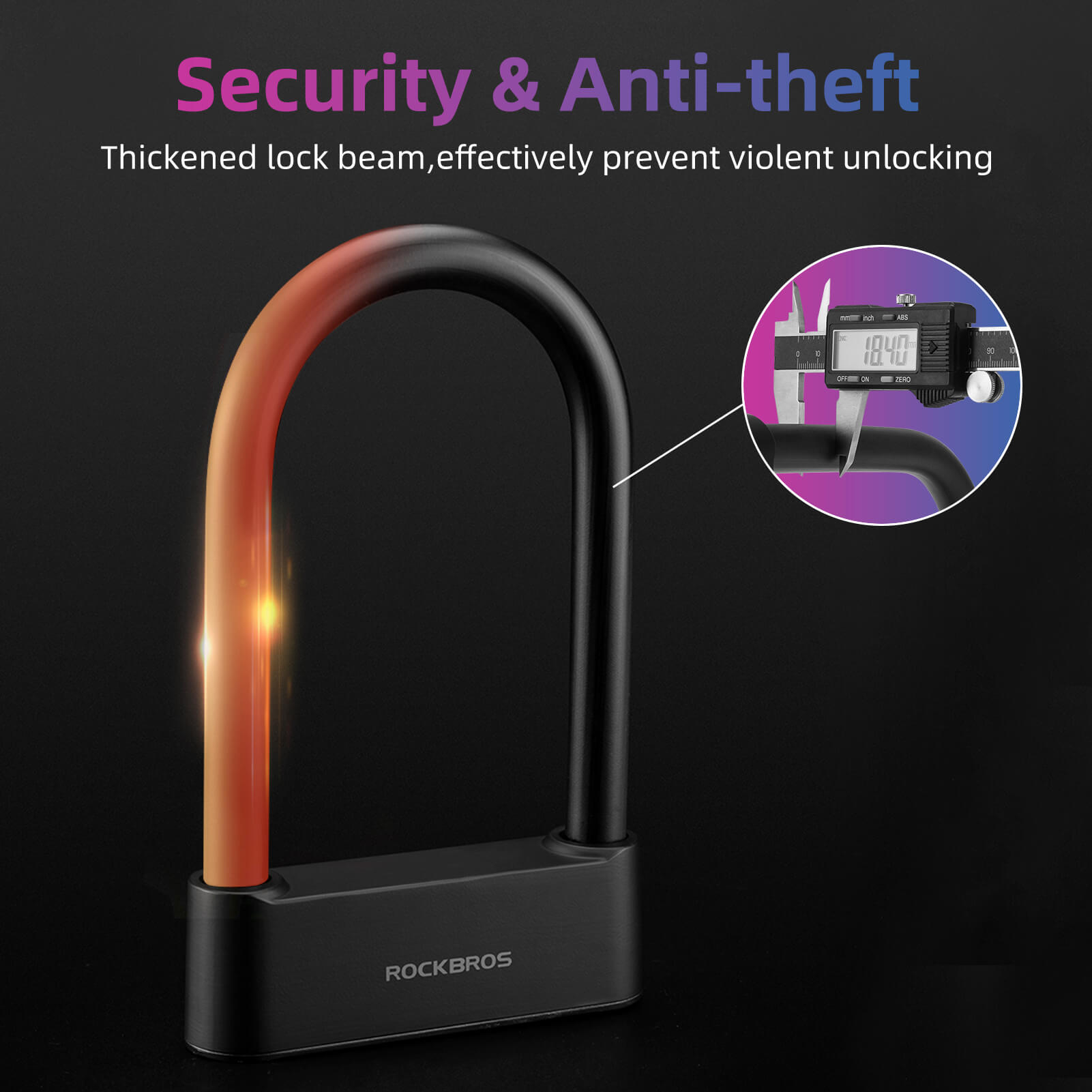 Smart Bluetooth Fingerprint U Lock - OVERLANDERS Outfitter