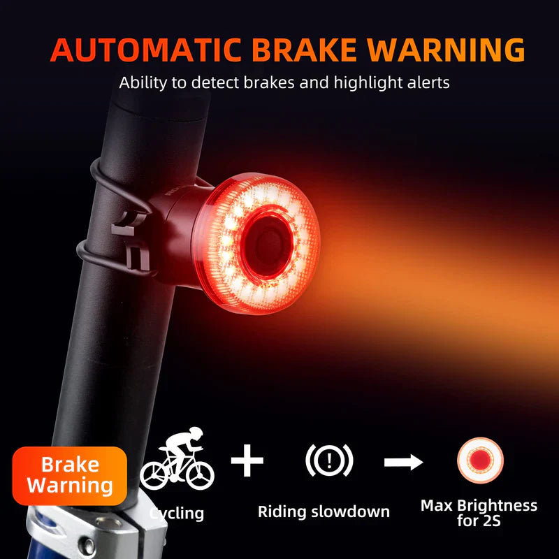 Smart Brake-Sensing Bike Tail Light - OVERLANDERS Outfitter
