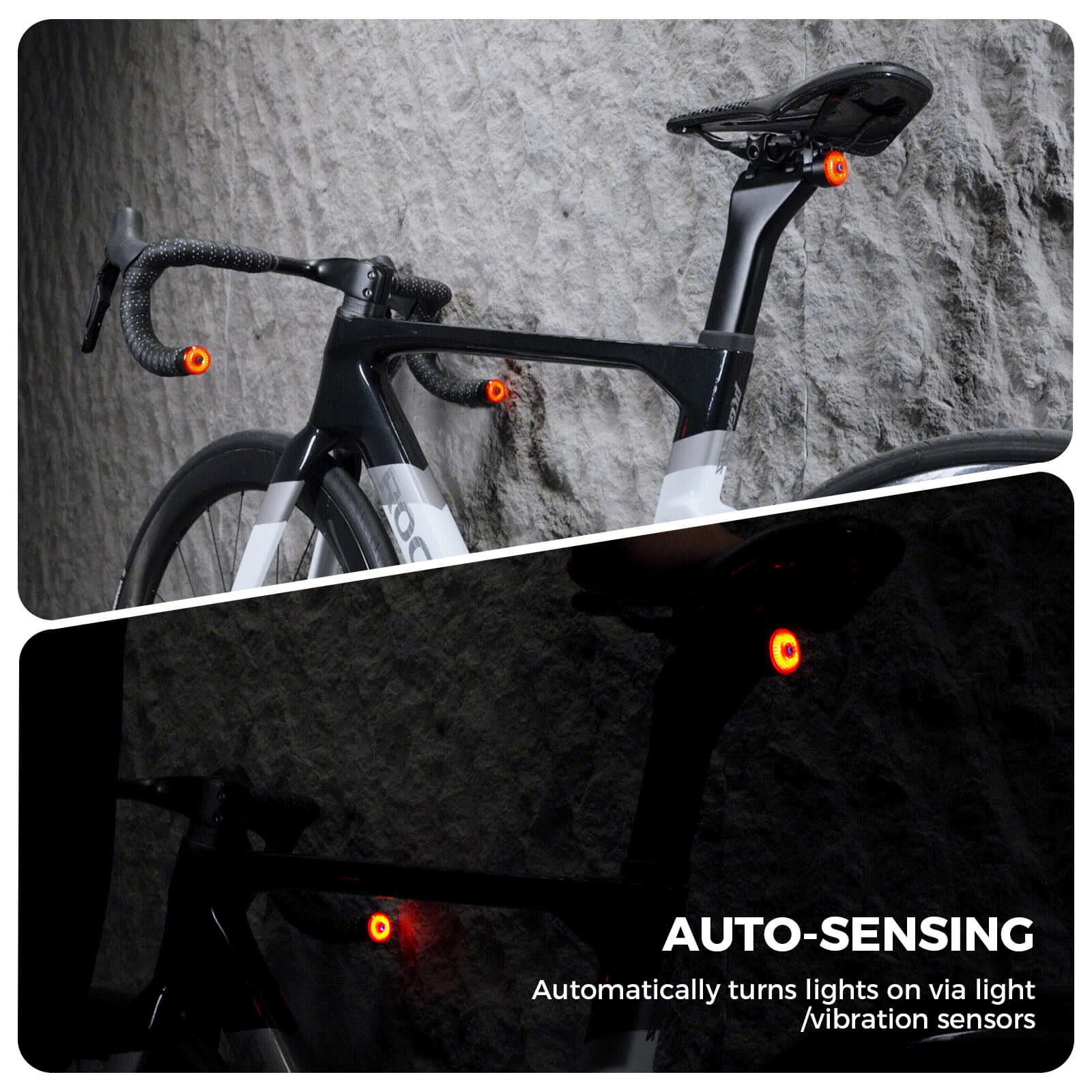 ROCKBROS R0 Smart Bike Rear or Handlebar End Light - Waterproof - OVERLANDERS Outfitter