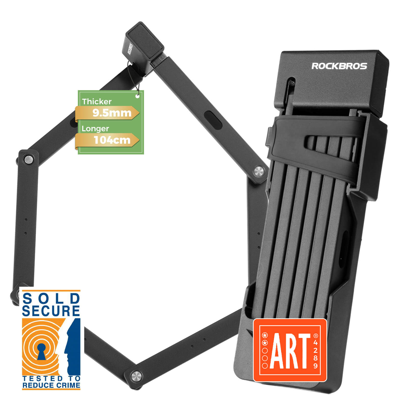 Folding Bike Lock – Sold Secure Gold & ART Certified - OVERLANDERS Outfitter