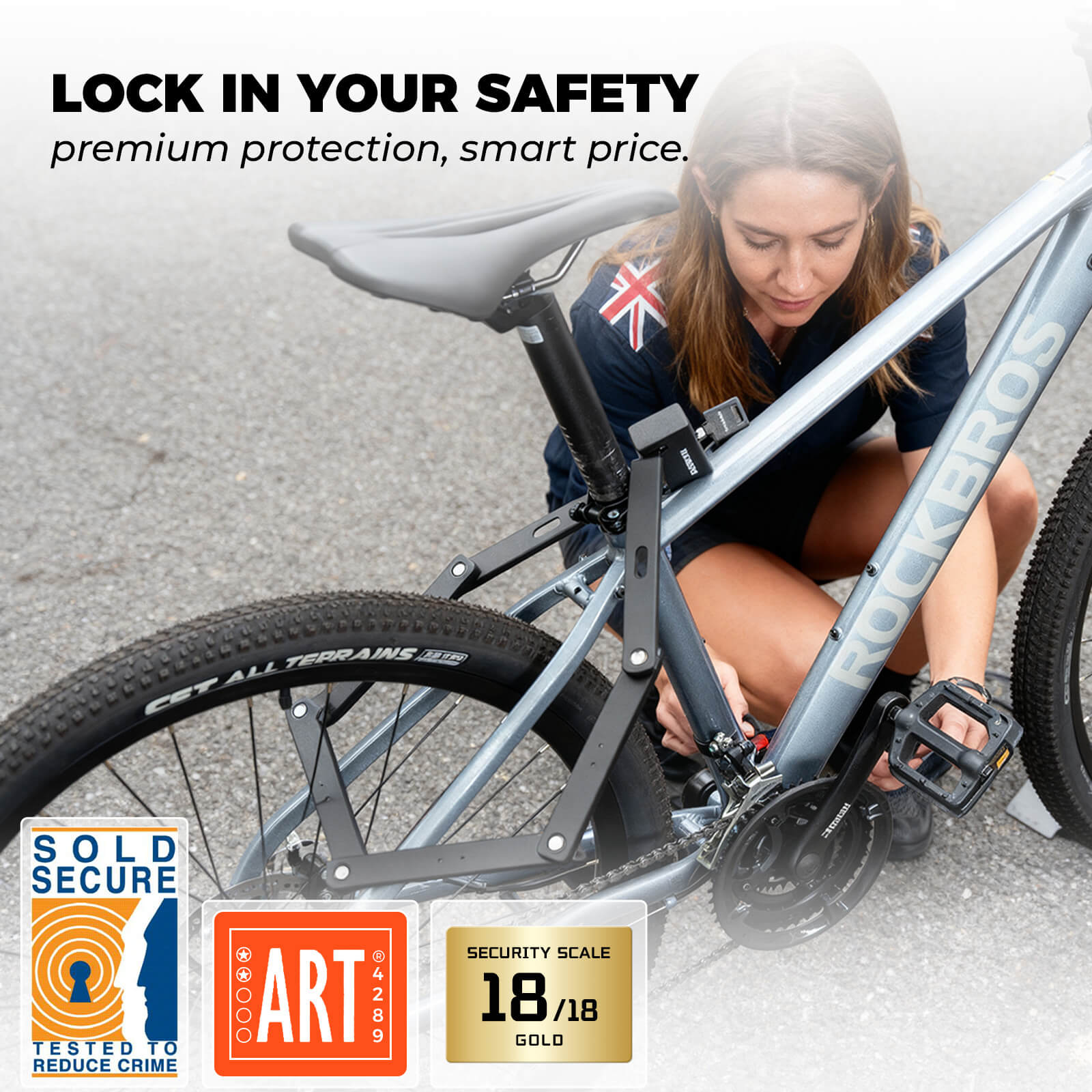 Folding Bike Lock – Sold Secure Gold & ART Certified - OVERLANDERS Outfitter