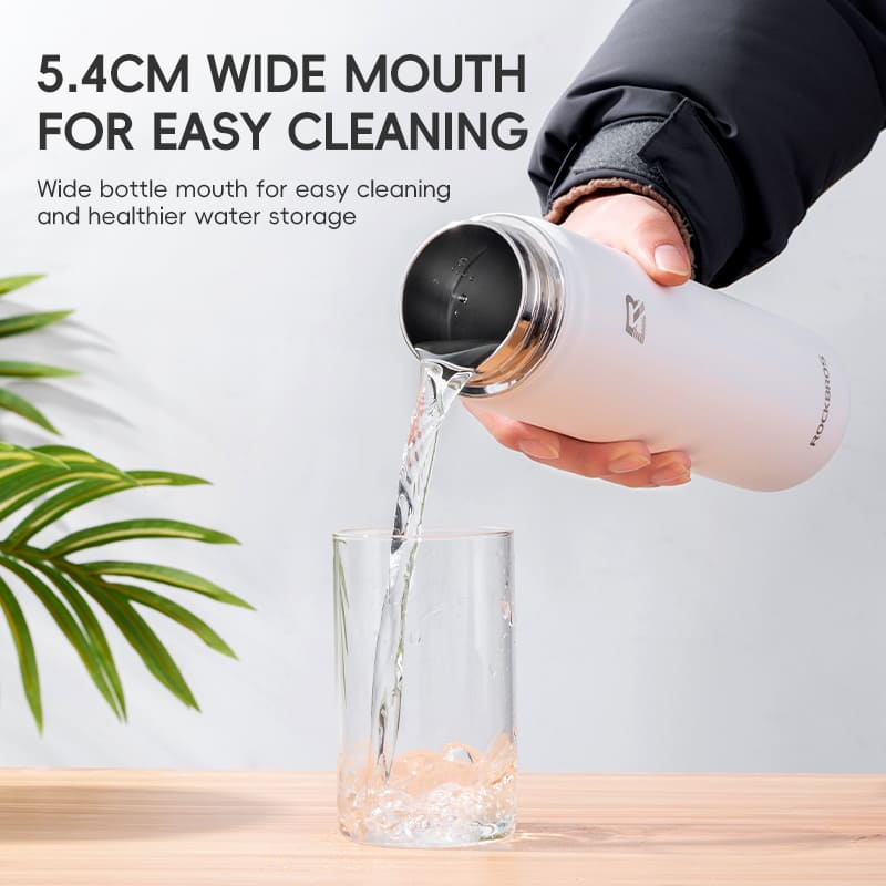 Stainless Steel Insulated Sports Water Bottle with Straw - OVERLANDERS Outfitter