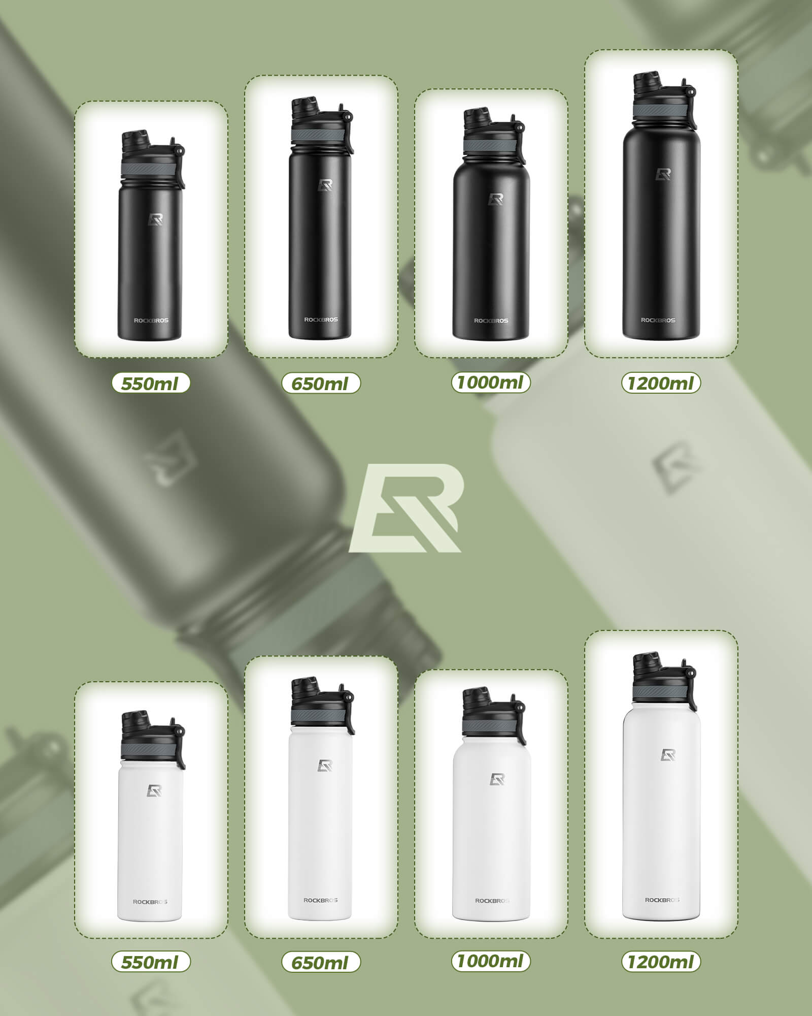Stainless Steel Water Bottle – Large Capacity - OVERLANDERS Outfitter