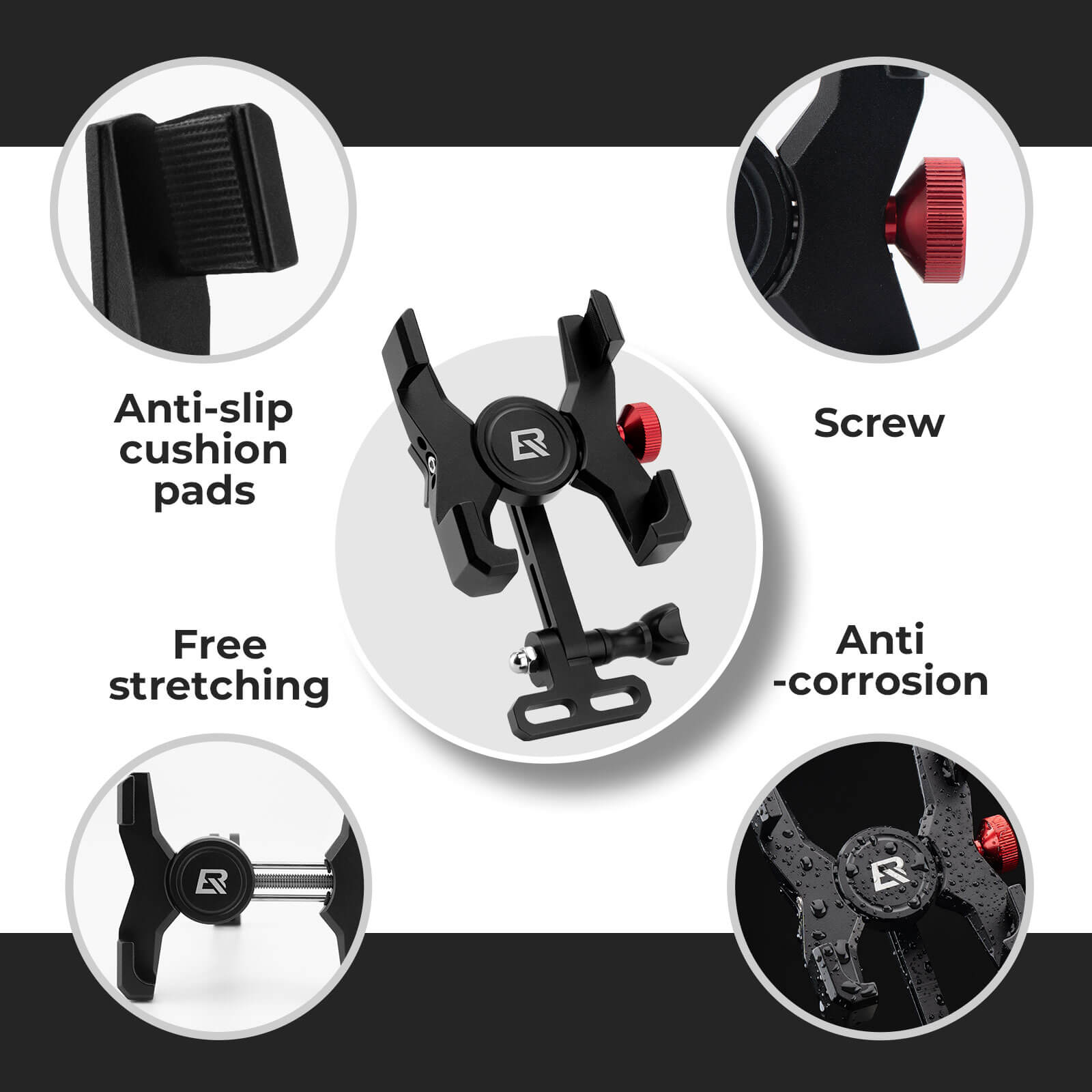 Aluminum Bike Phone Holder - OVERLANDERS Outfitter